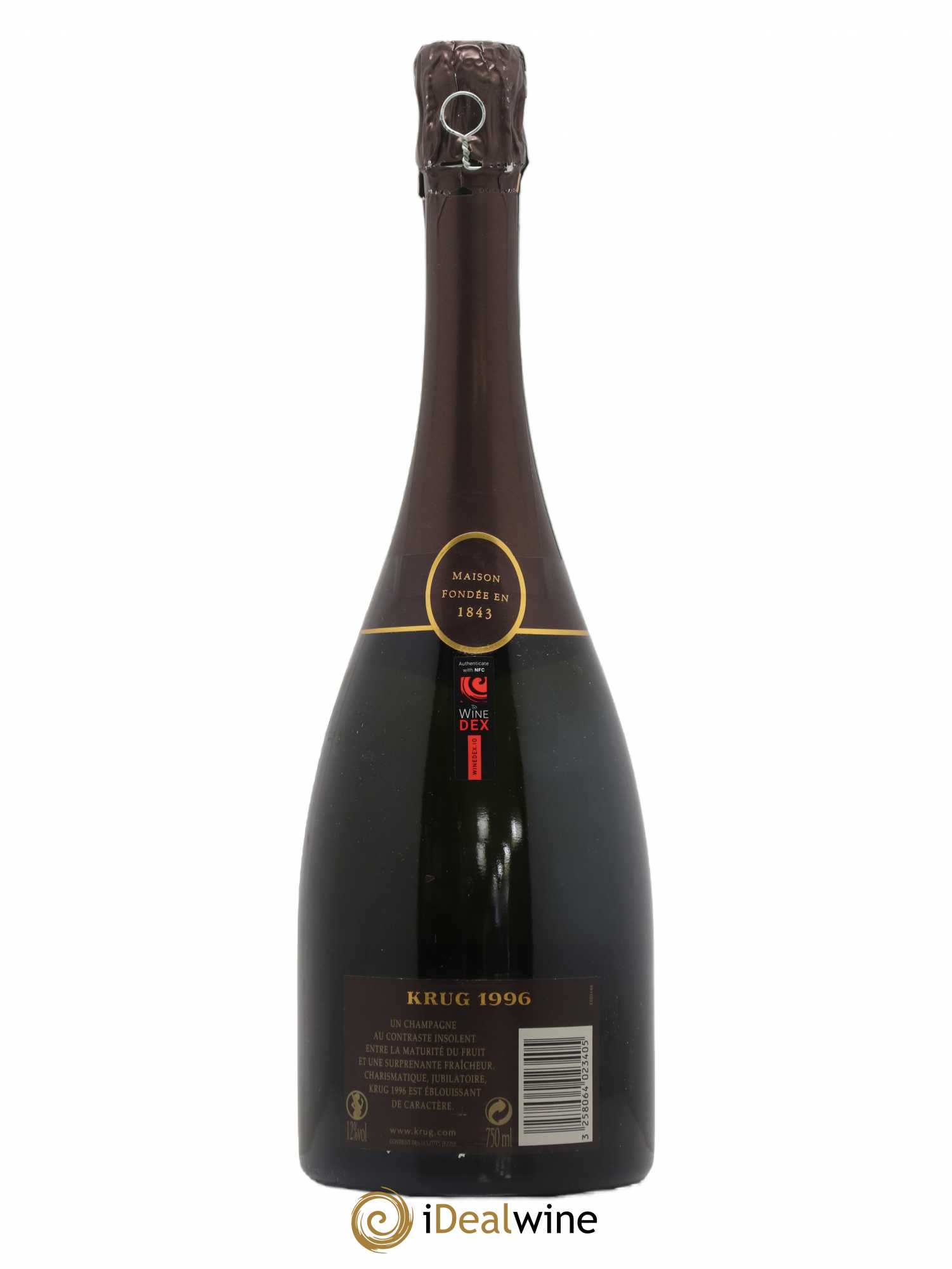 Vintage Krug 1996 - Lot de 1 bouteille - 1