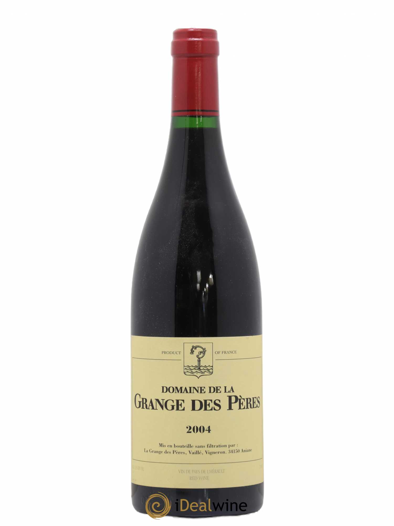 Pays d'Hérault Grange des Pères Laurent Vaillé 2004 - Lot de 1 bouteille - 0