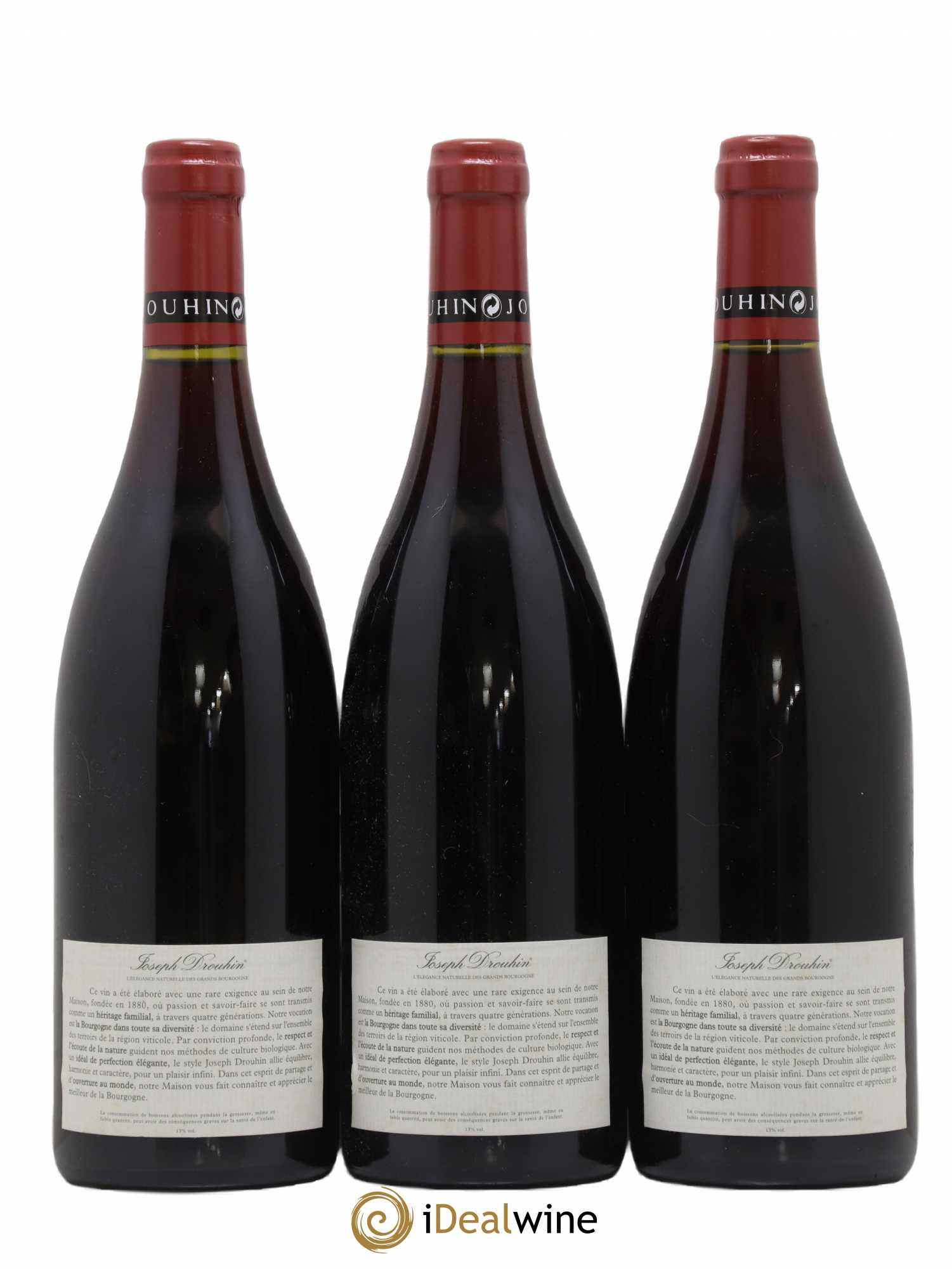 Chambolle-Musigny 1er Cru Les Amoureuses Joseph Drouhin 2008 - Lot de 3 bouteilles - 1