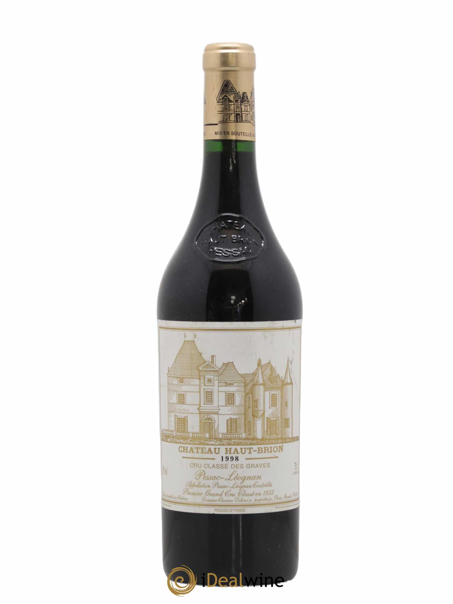 Château Haut Brion 1er Grand Cru Classé 1998 - Lot de 1 bouteille - 0