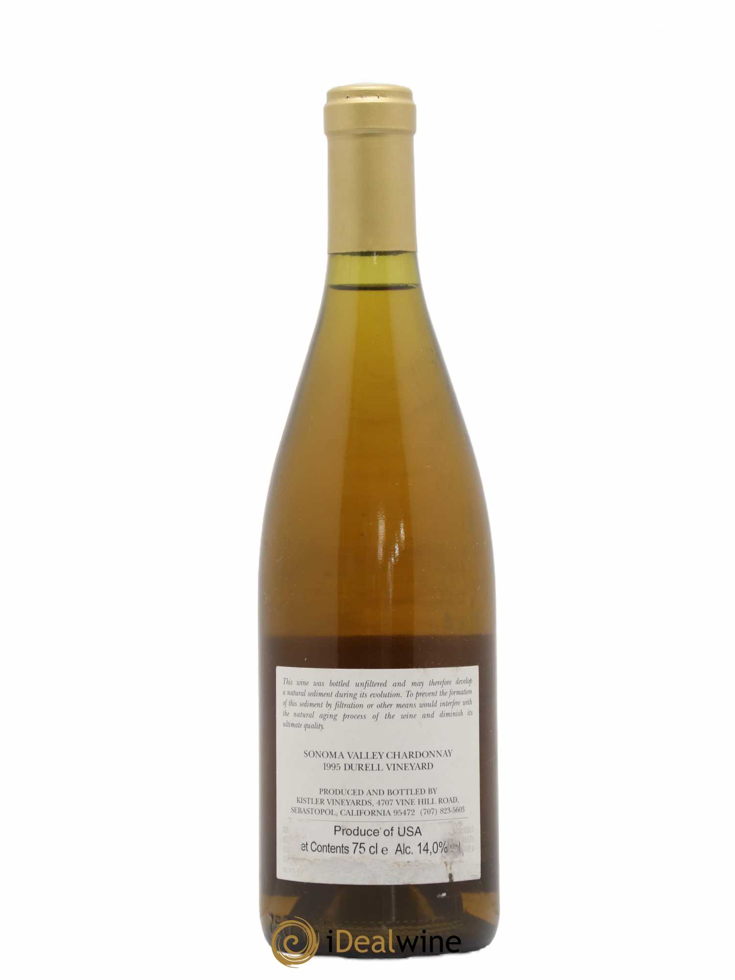 USA Sonoma Valley Durell Vineyard Kistler 1995 - Posten von 1 Flasche - 1