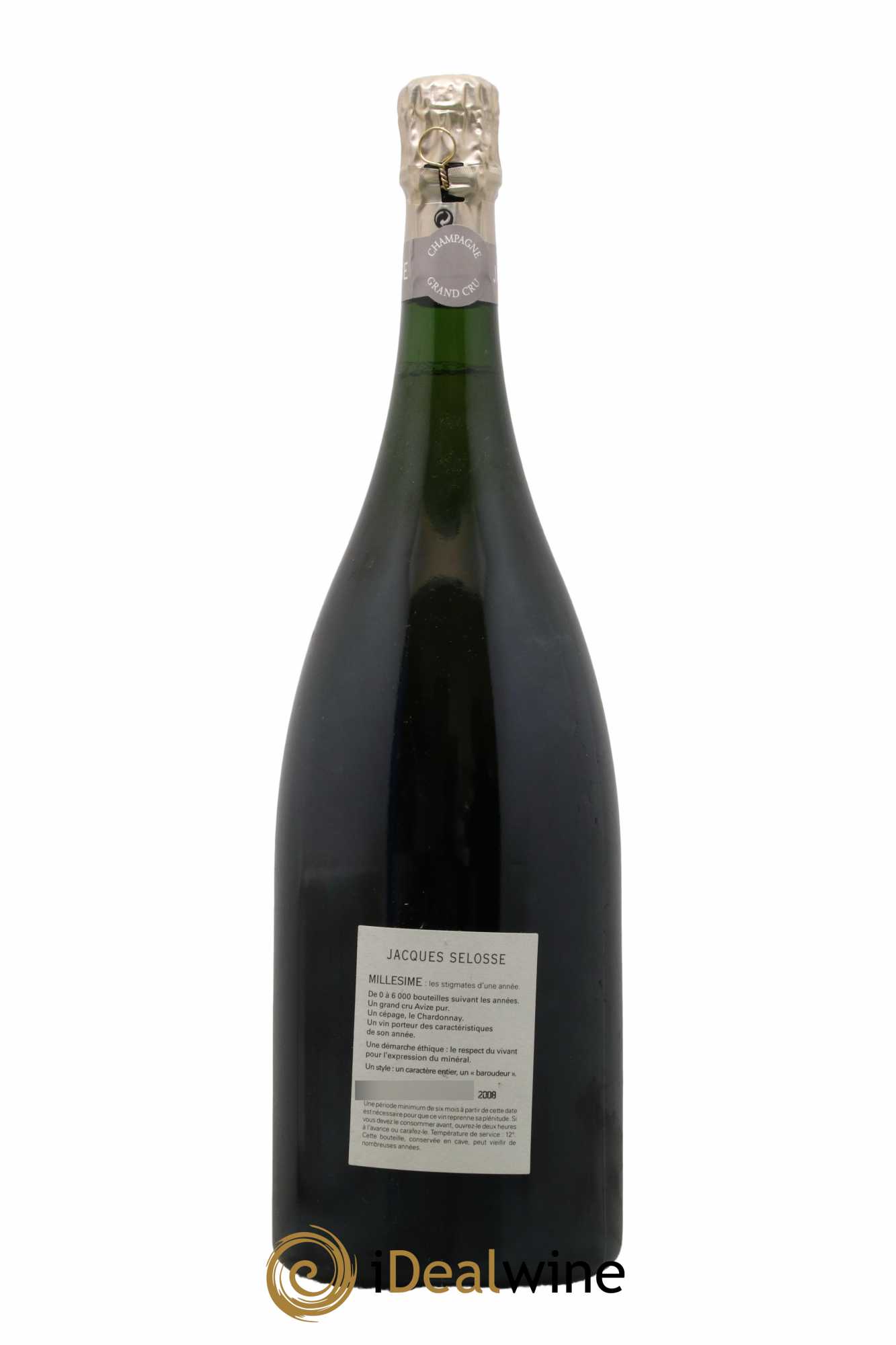 Grand Cru Blanc de Blancs Brut Jacques Selosse 1998 - Lot de 1 magnum - 1