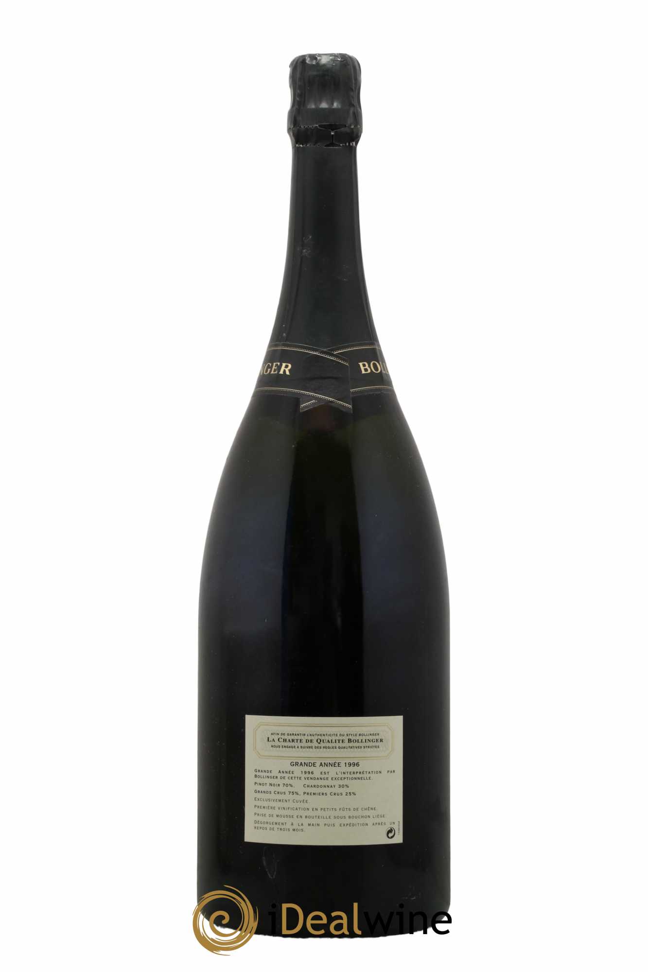 Grande Année Brut Bollinger 1996 - Lot de 1 magnum - 1