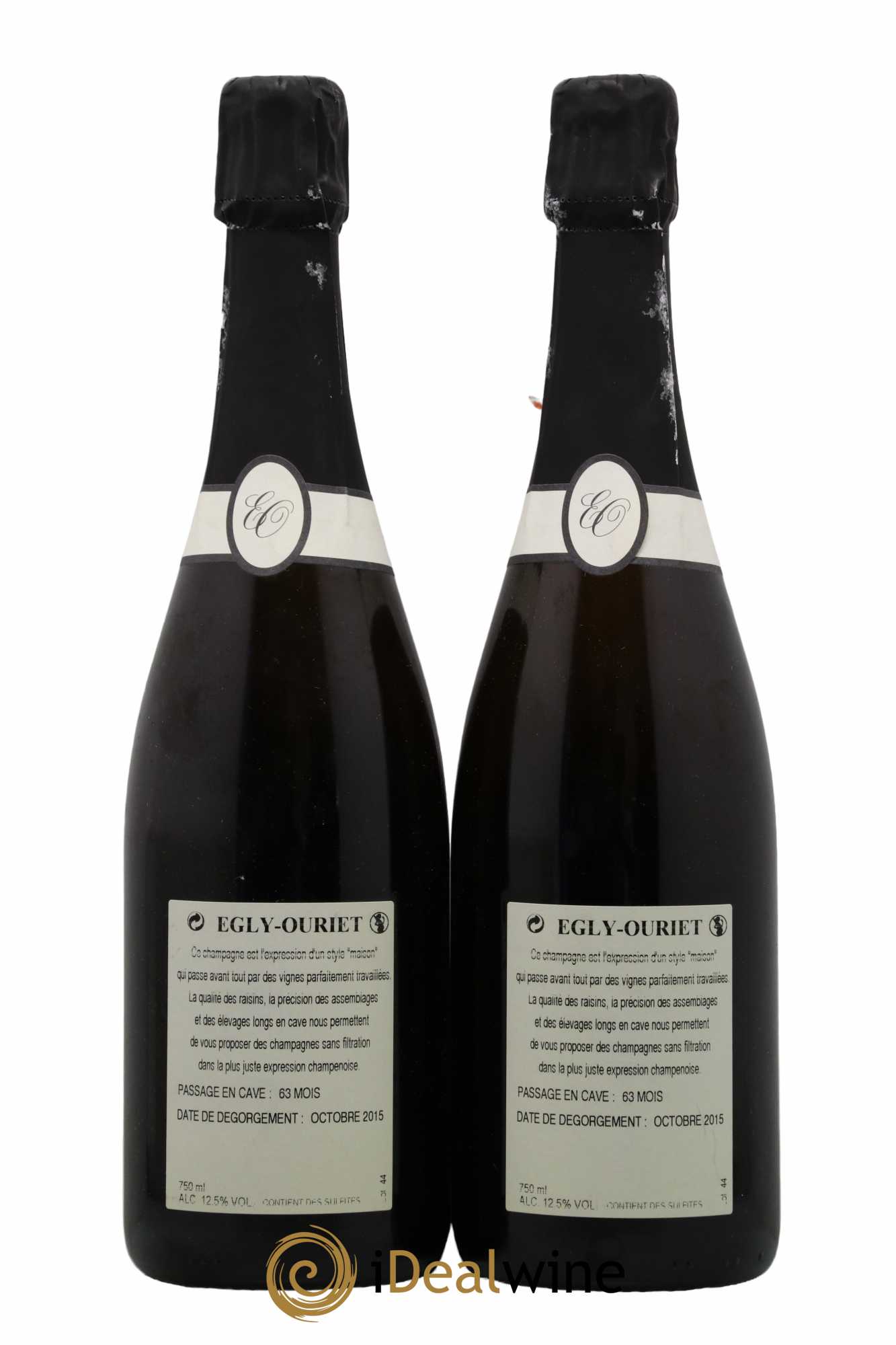 Blanc de Noirs Les Crayères Vieilles vignes Egly-Ouriet Brut - Lot de 2 bouteilles - 1