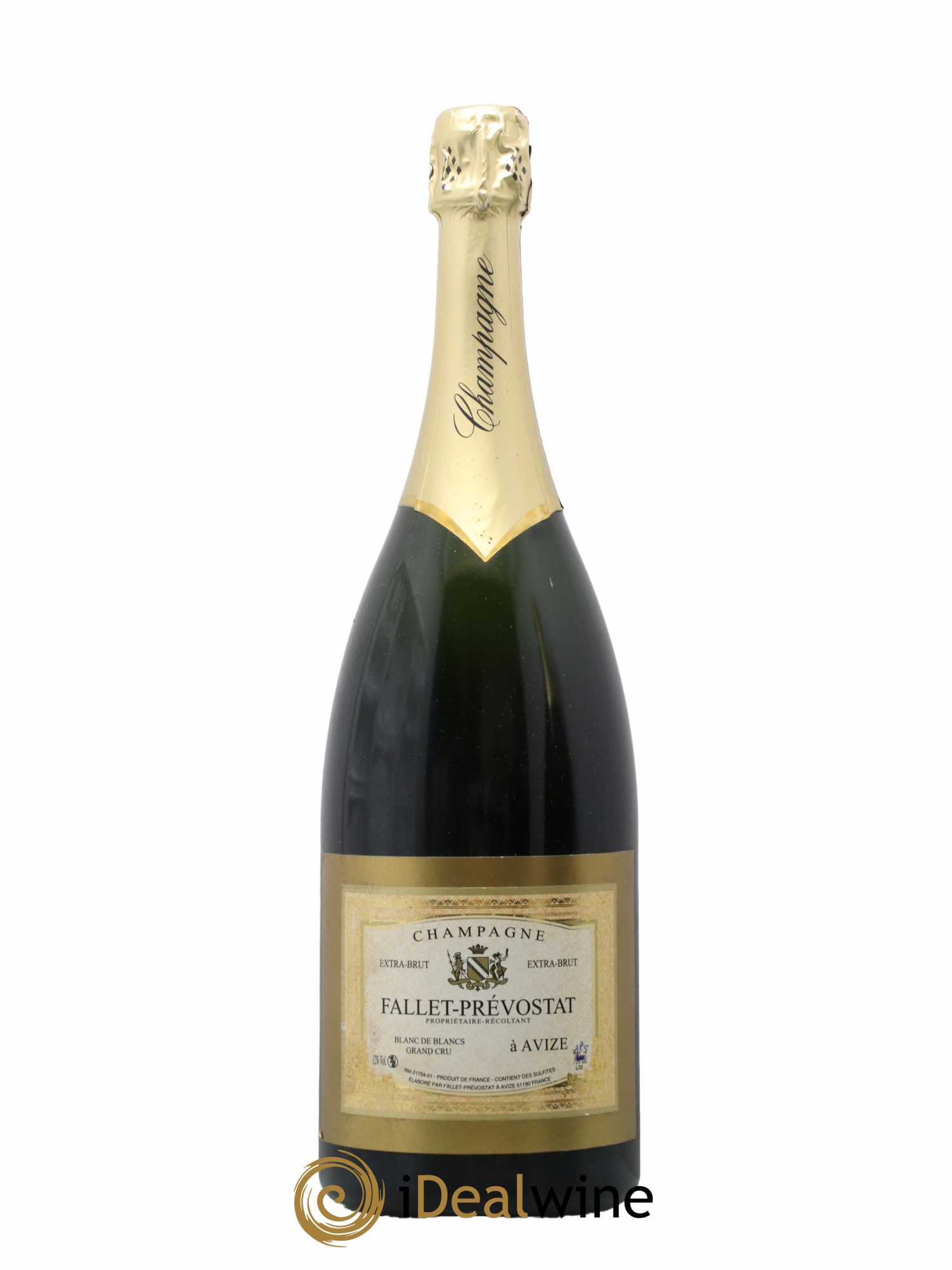 Champagne Extra Brut Fallet Prevostat - Lot de 1 magnum - 0