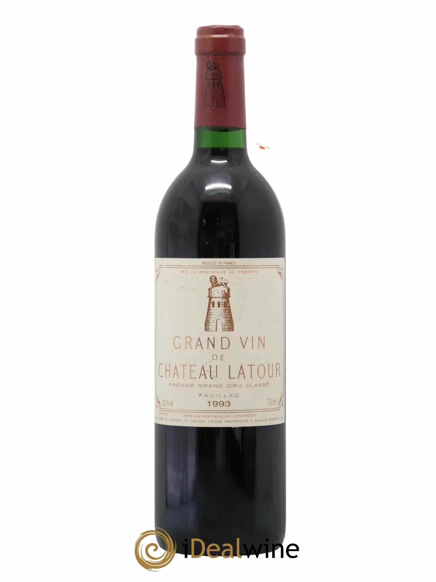 Château Latour 1er Grand Cru Classé 1993 - Lot de 1 bouteille - 0