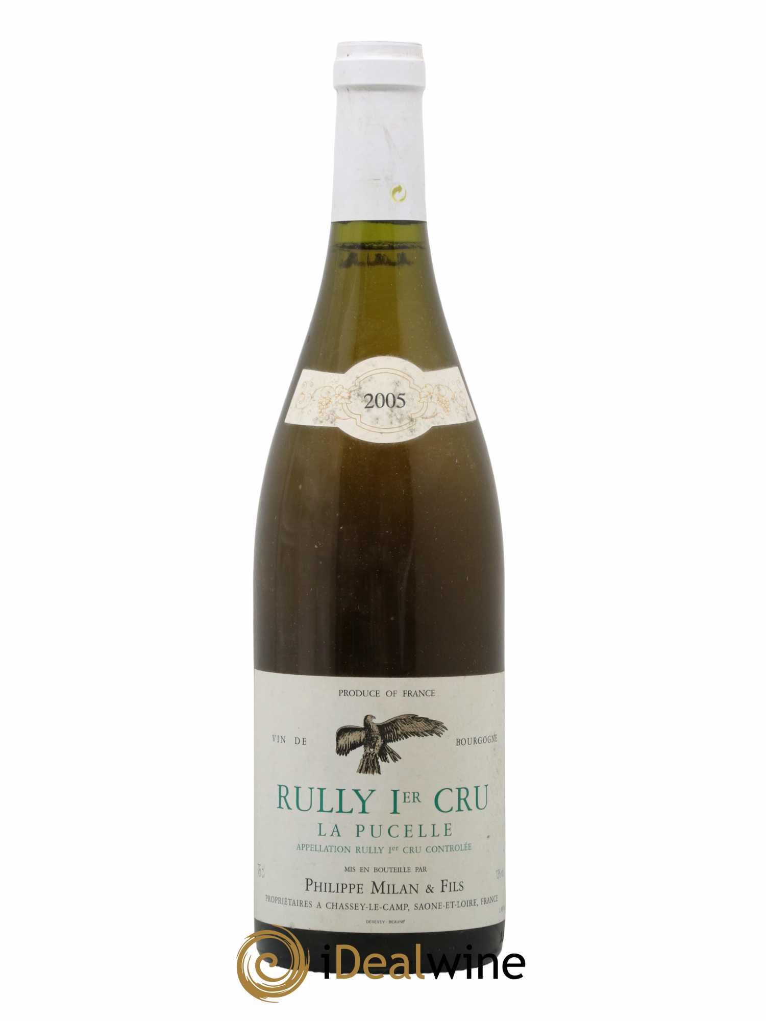 Rully 1er Cru La Pucelle Philippe Milan 2005 - Lot de 1 bouteille - 0