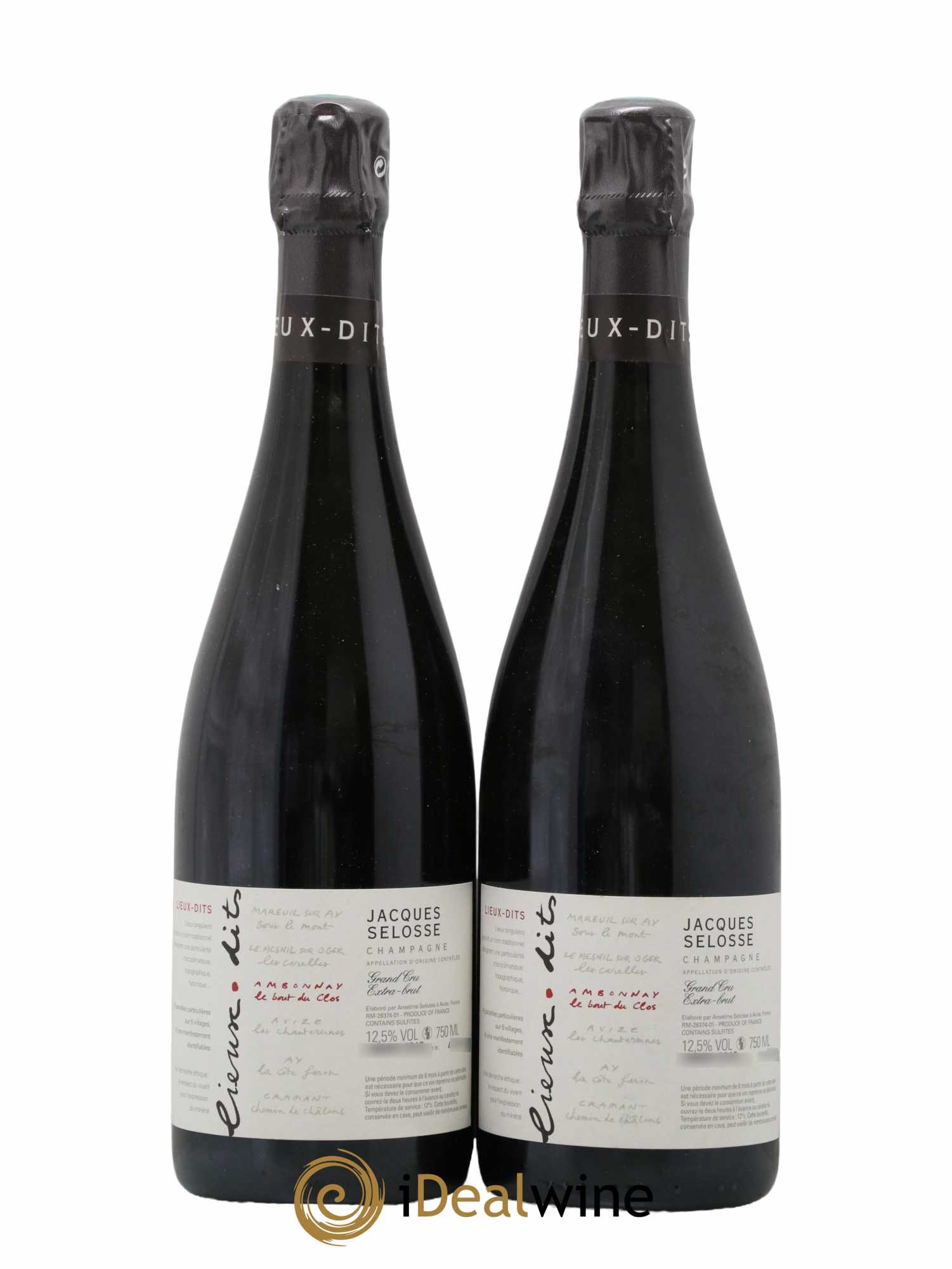 Ambonnay Le Bout du Clos Grand Cru Extra-Brut Jacques Selosse - Lot de 2 bouteilles - 0