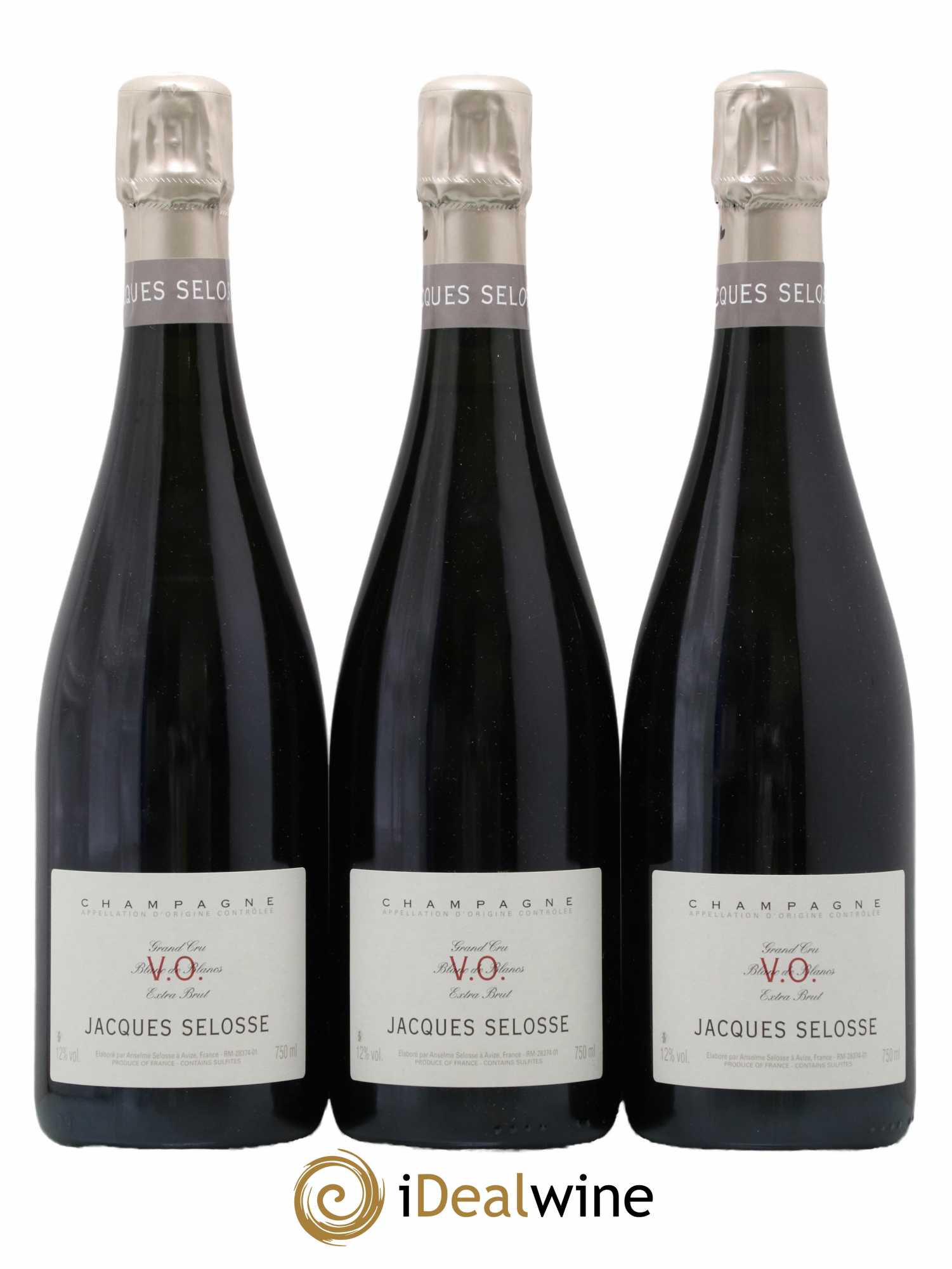 Version Originale Jacques Selosse - Posten von 3 Flaschen - 0