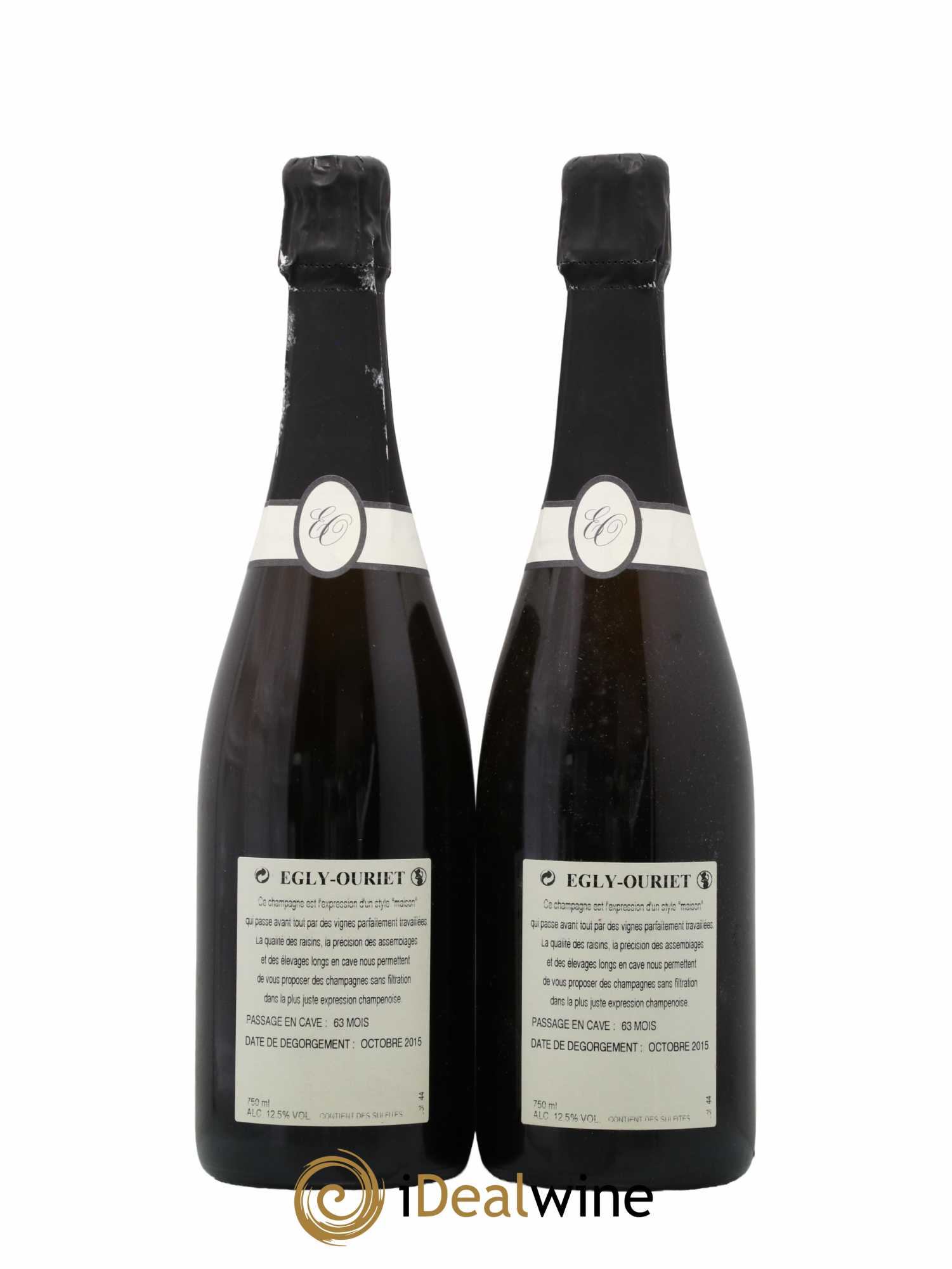 Blanc de Noirs Les Crayères Vieilles vignes Egly-Ouriet - Lot de 2 bouteilles - 1