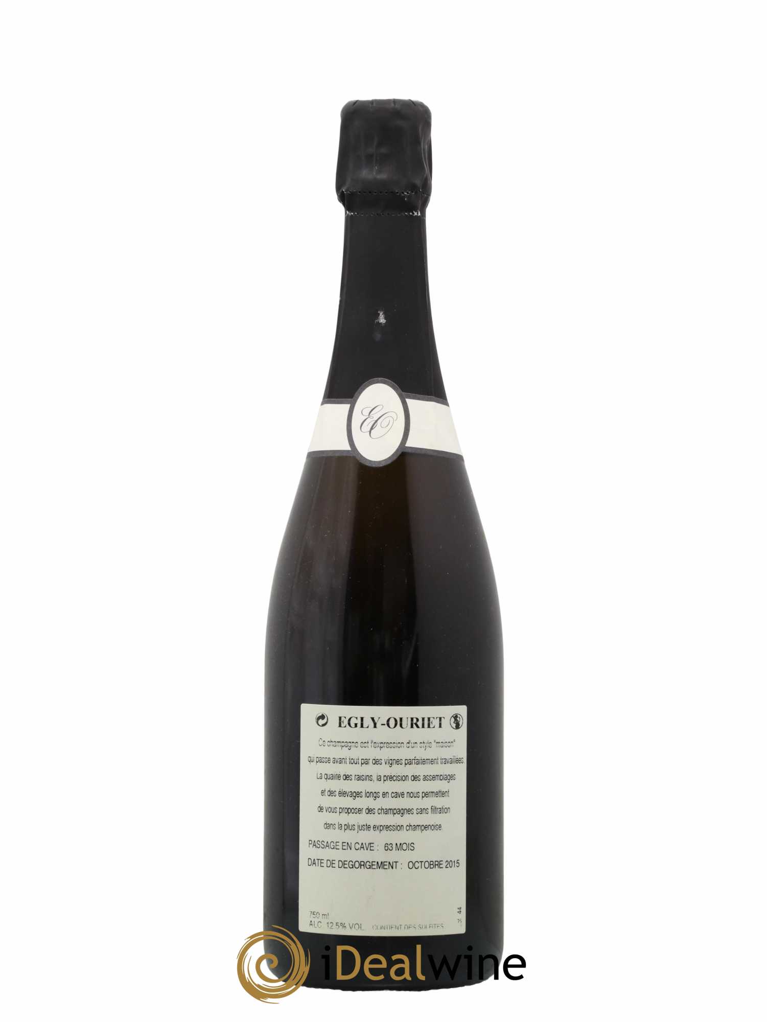Blanc de Noirs Les Crayères Vieilles vignes Egly-Ouriet - Lot de 1 bouteille - 1