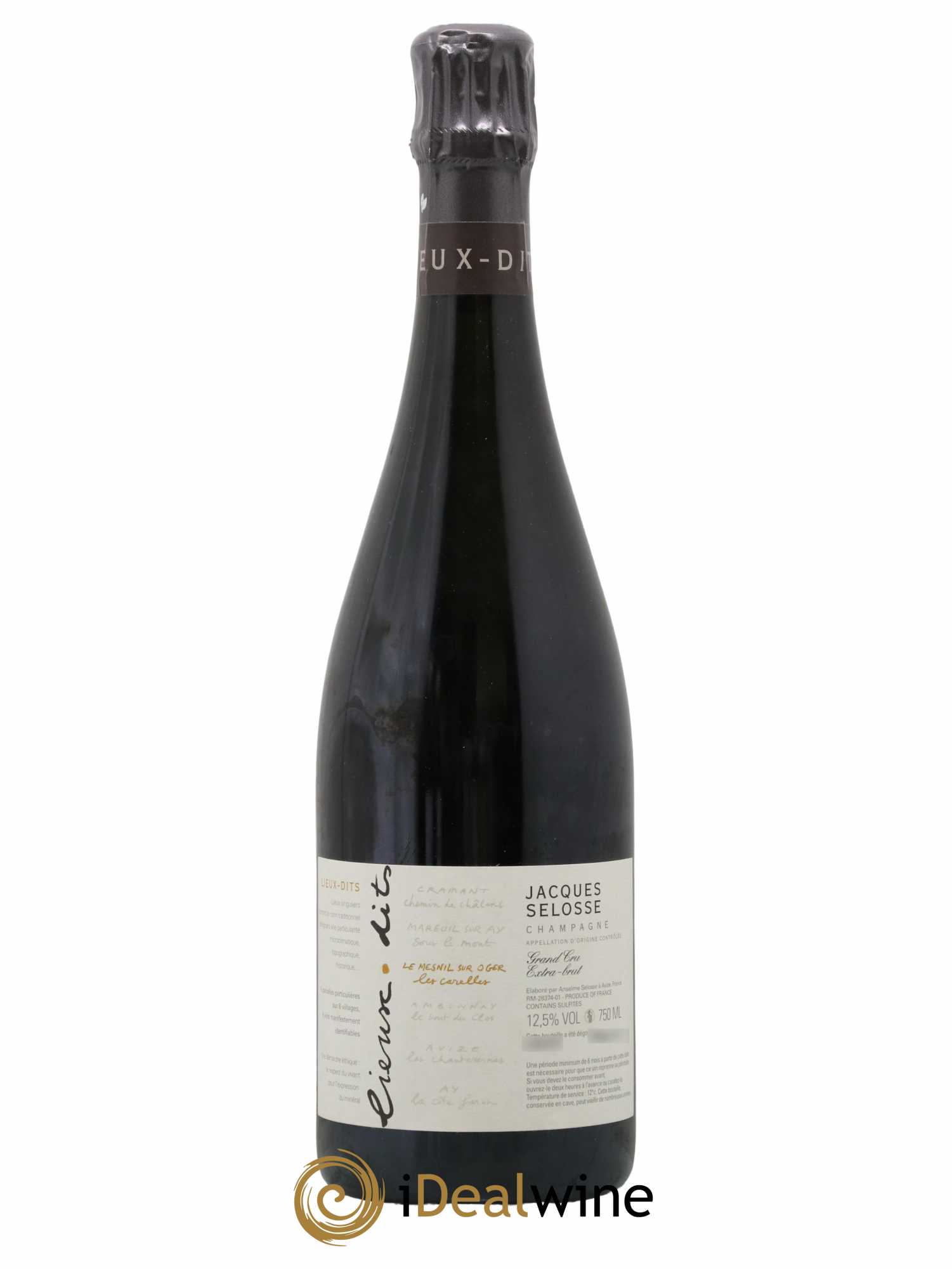 Les Carelles Blanc de Blancs Jacques Selosse - Lot de 1 bouteille - 0