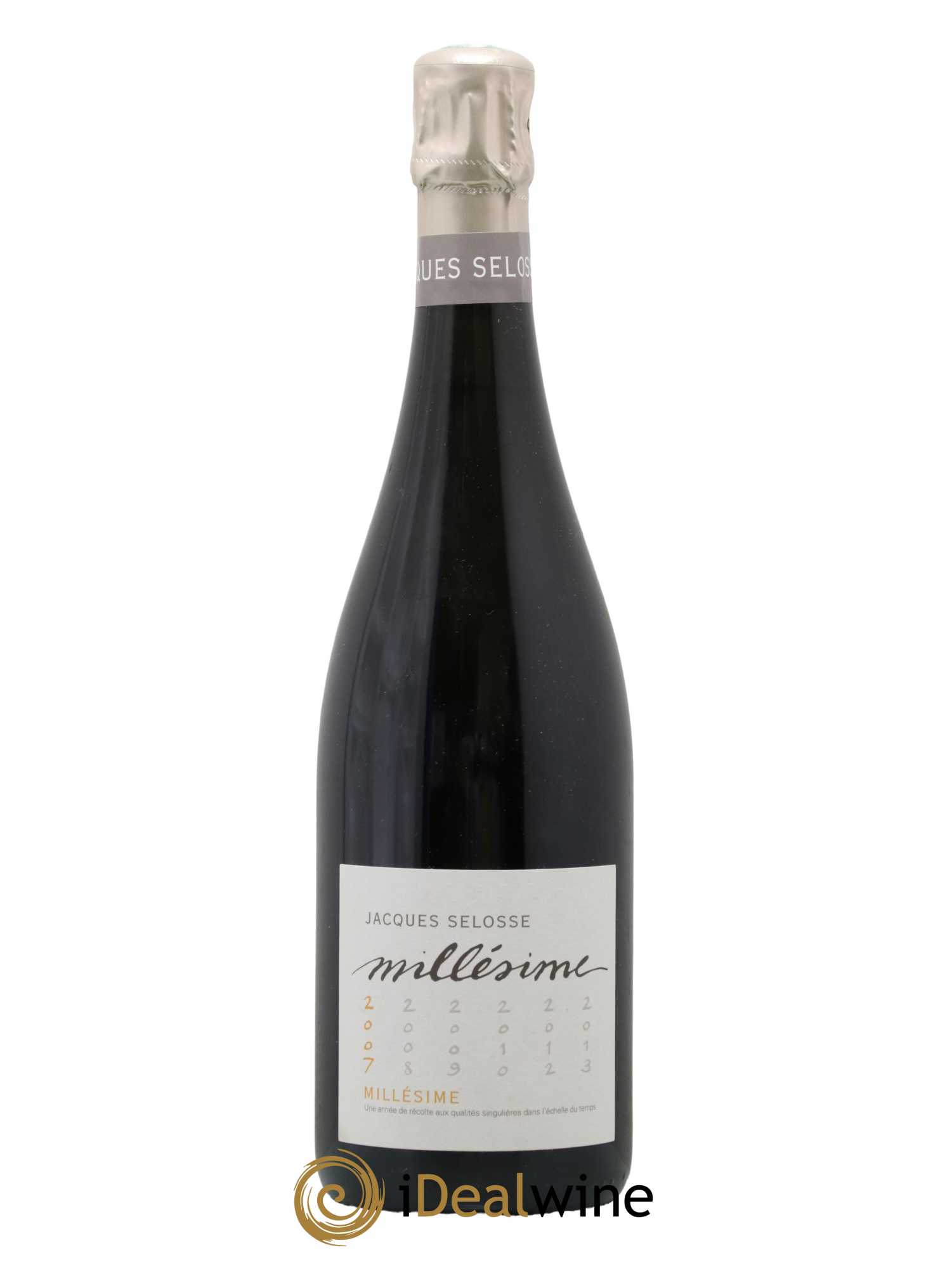 1er Cru Millésimé Extra-Brut Jacques Selosse 2007 - Lot de 1 bouteille - 0