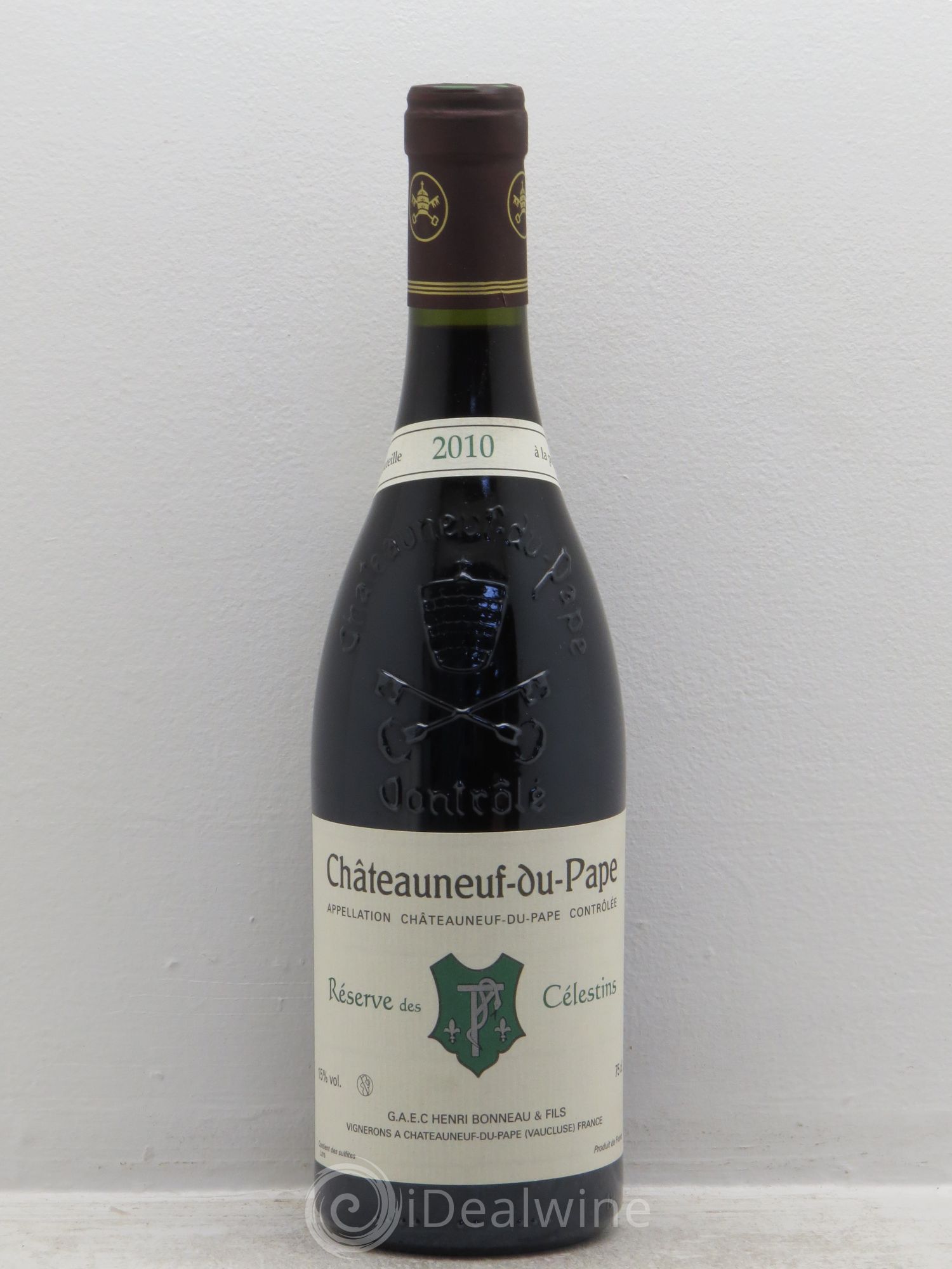 Châteauneuf-du-Pape Réserve des Célestins Henri Bonneau & Fils 2010 - Lot de 1 bouteille - 0