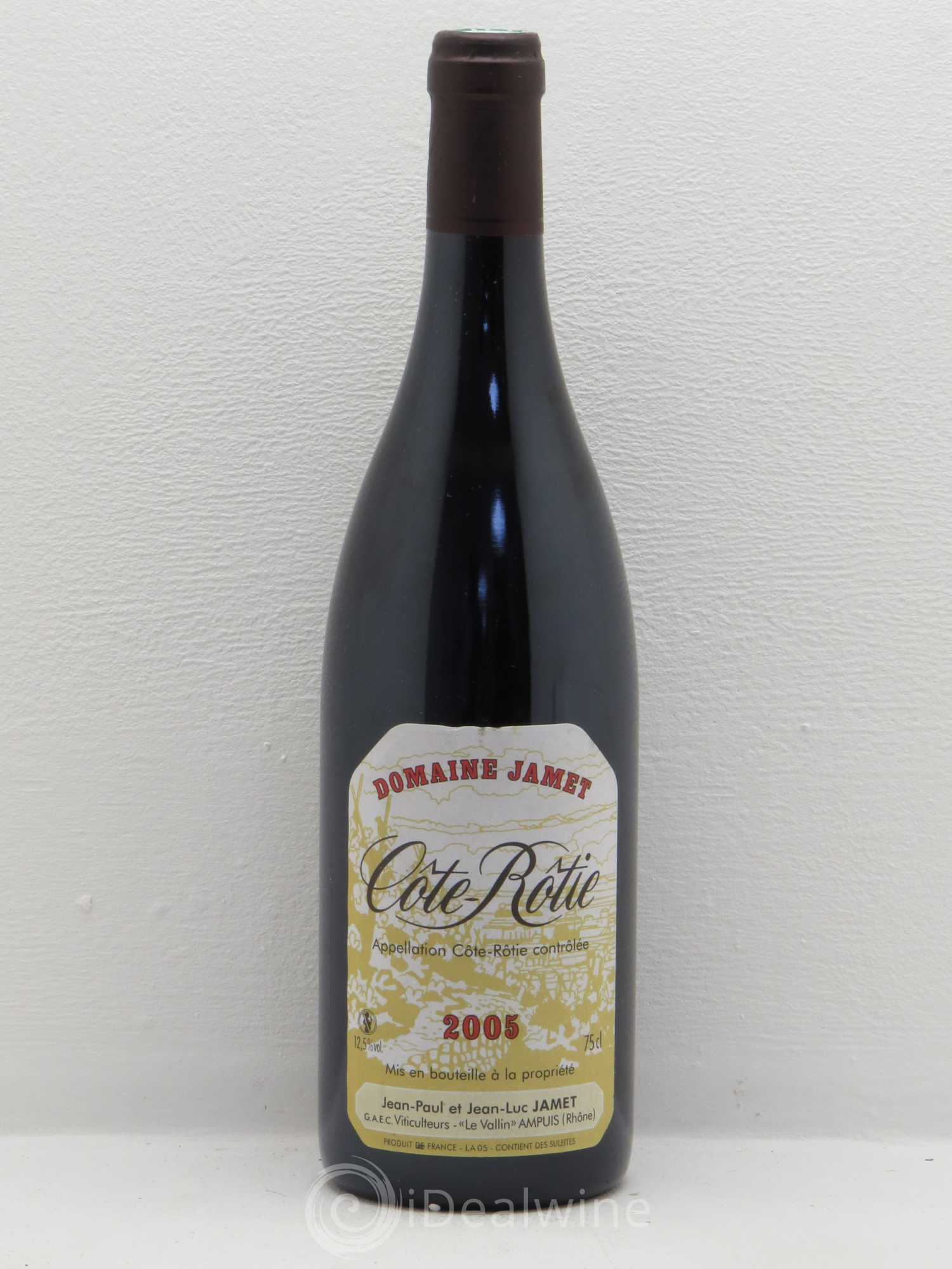 Côte-Rôtie Jamet (Domaine) 2005 - Lot de 1 bouteille - 0