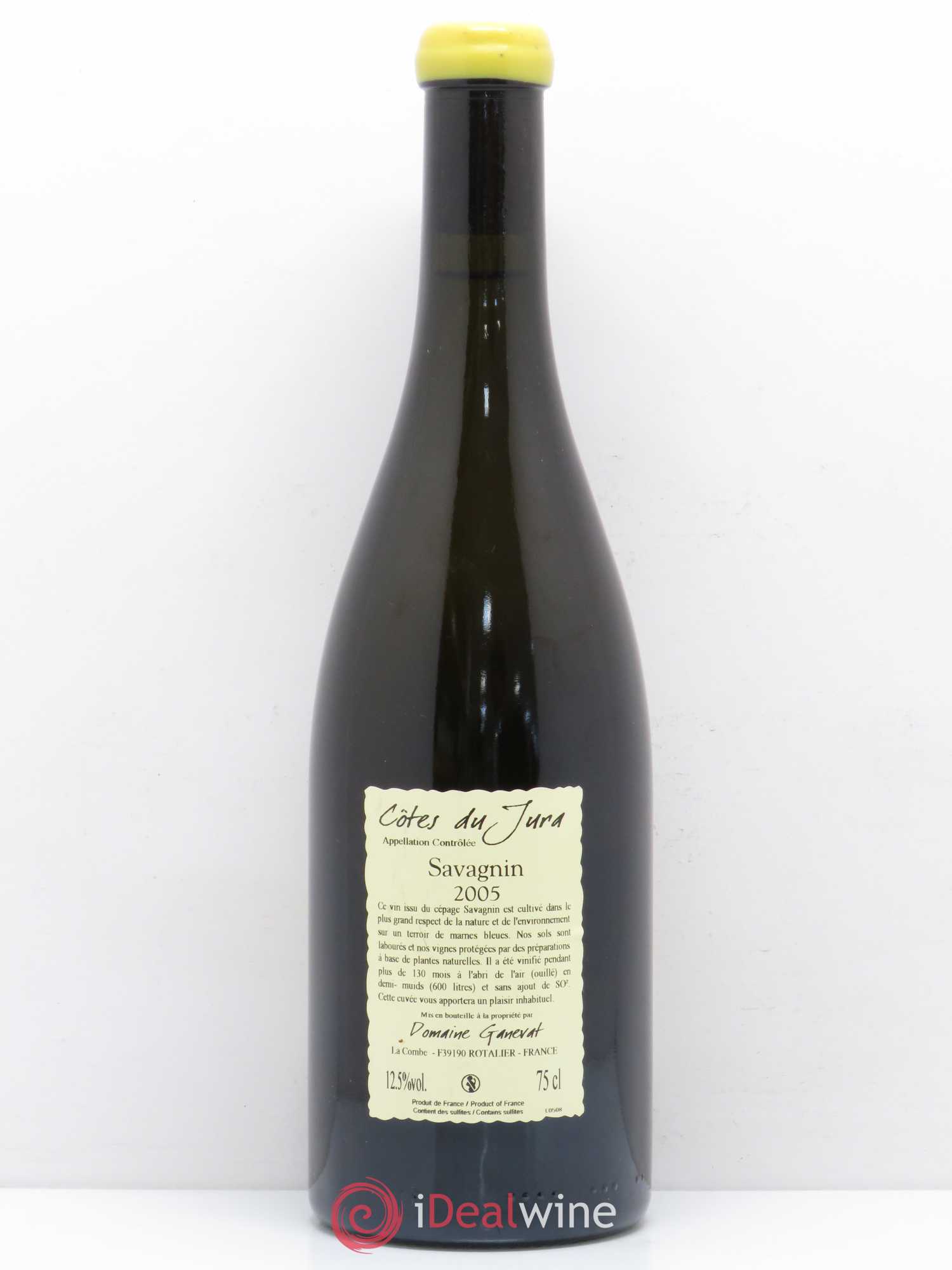 Côtes du Jura Les Vignes de mon Père Jean-François Ganevat (Domaine) (sans prix de réserve) 2005 - Lot de 1 bouteille - 1