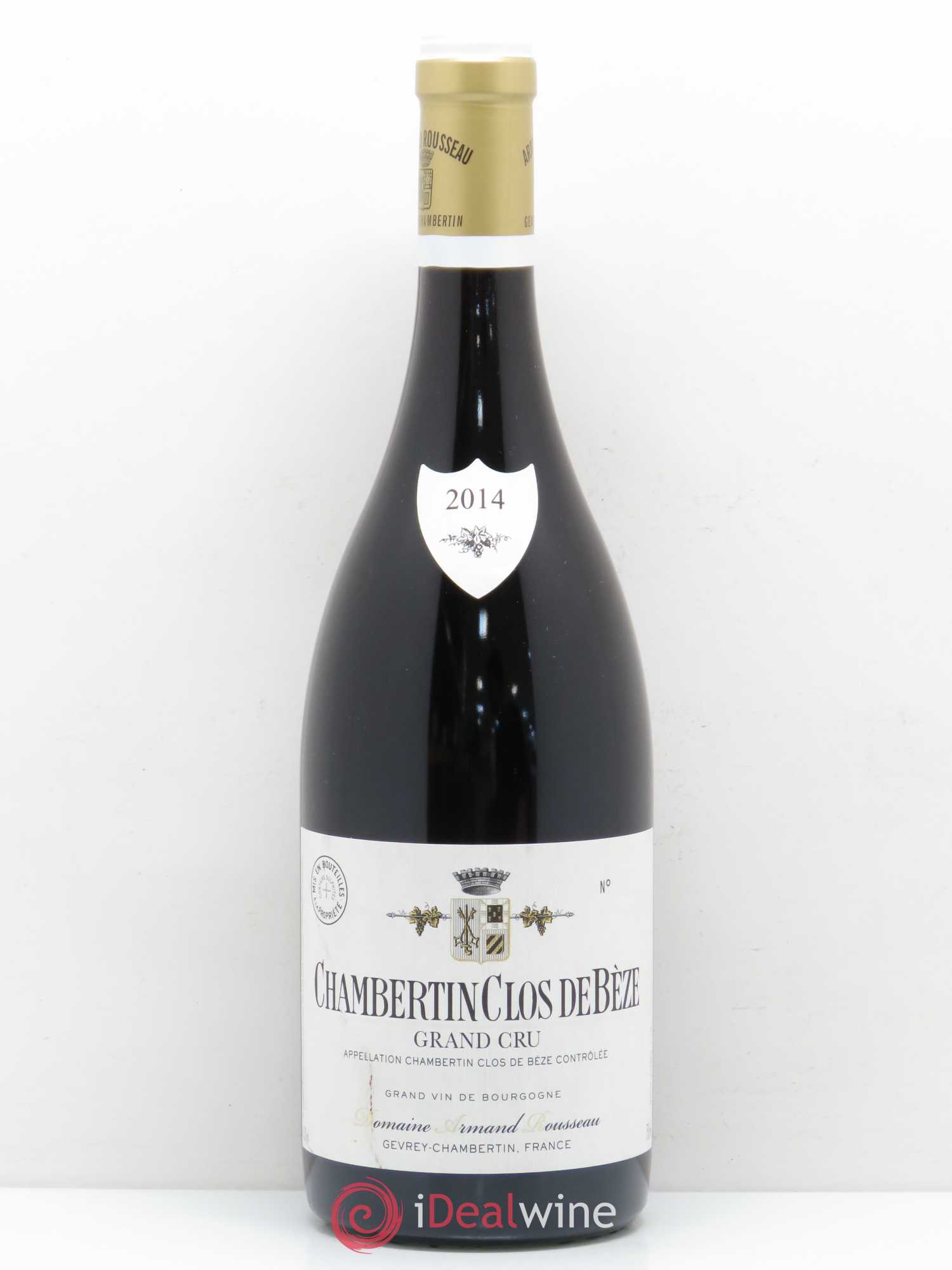 Chambertin Clos de Bèze Grand Cru Armand Rousseau (Domaine) 2014 - Lot de 1 bouteille - 0