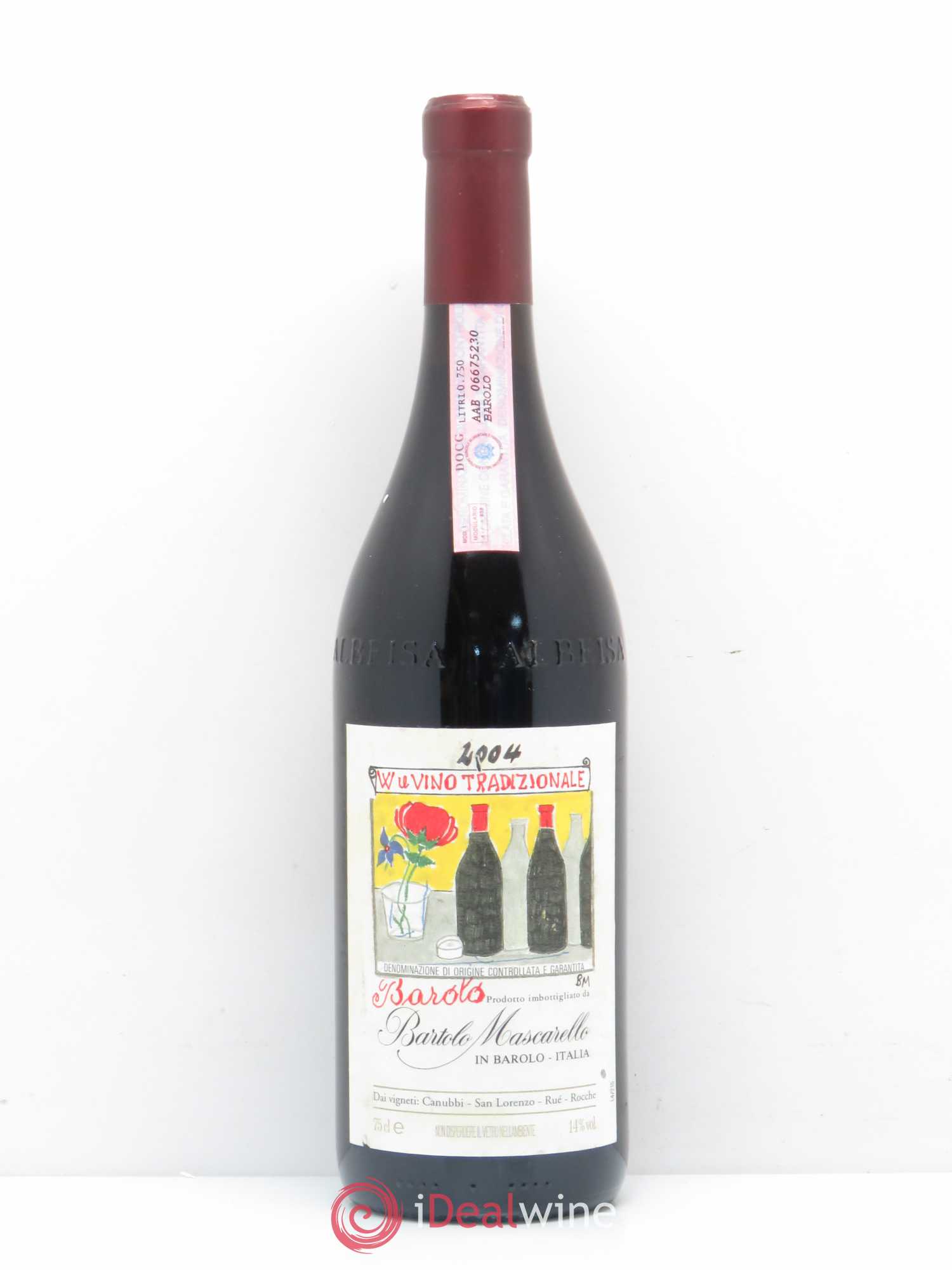 Barolo Bartolo Mascarello (sans prix de réserve) 2004 - Posten von 1 Flasche - 0