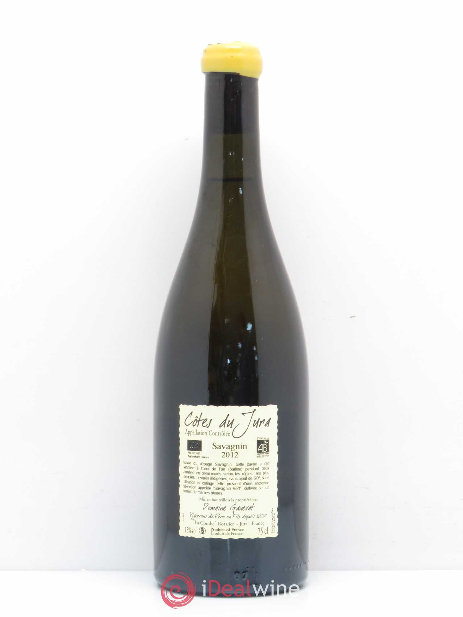 Côtes du Jura Les Chalasses Marnes Bleues Jean-François Ganevat (Domaine) (sans prix de réserve) 2012 - Lot de 1 bouteille - 1
