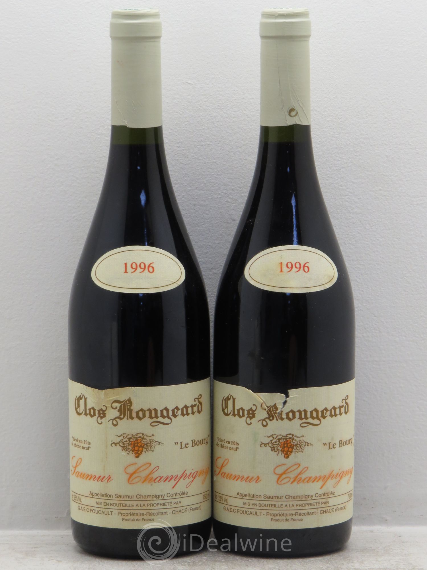 Saumur-Champigny Le Bourg Clos Rougeard 1996 - Lot de 2 bouteilles - 0