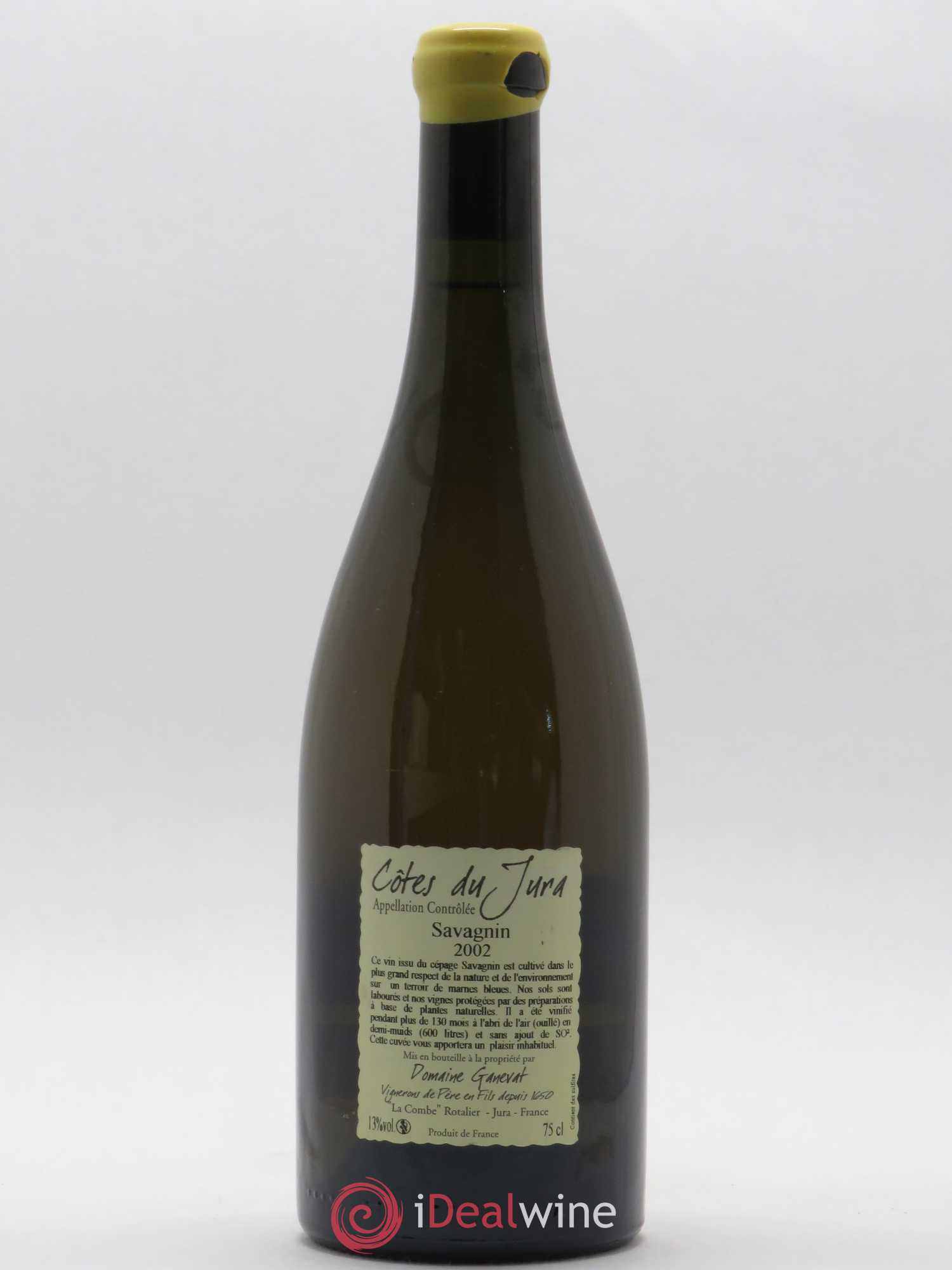 Côtes du Jura Les Vignes de mon Père Jean-François Ganevat (Domaine) 2002 - Lot de 1 bouteille - 1