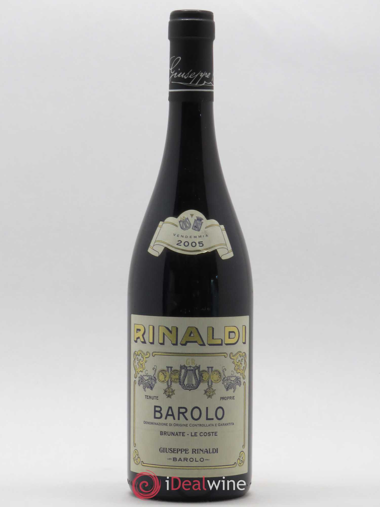 Barolo DOCG Brunate Giuseppe Rinaldi Le Coste 2005 - Lot de 1 bouteille - 0