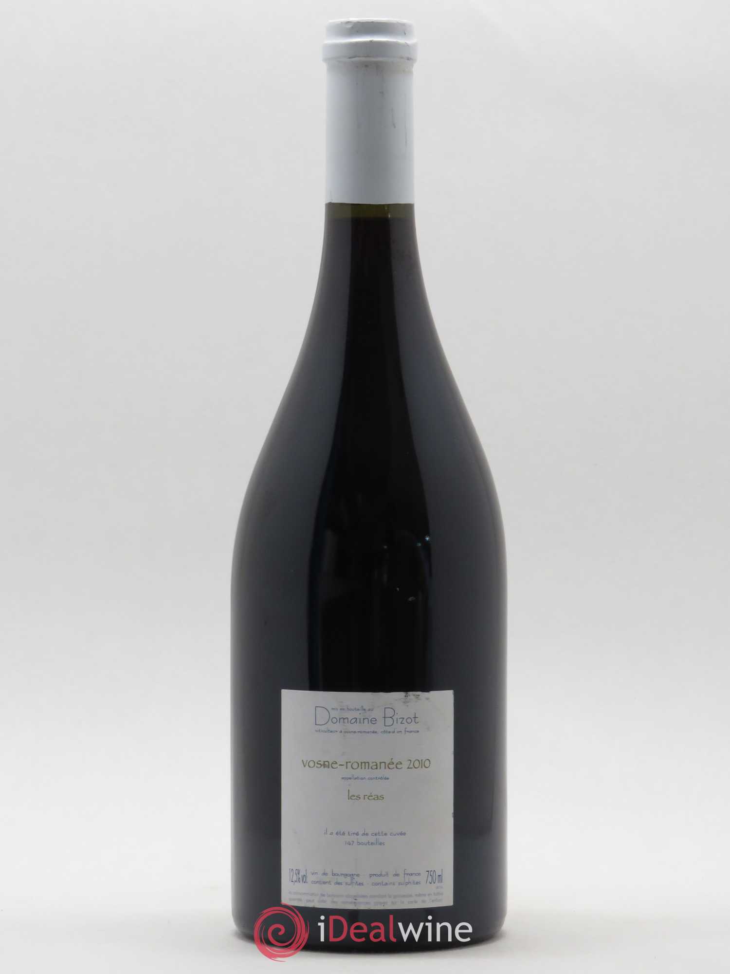 Vosne-Romanée Les Réas Bizot (Domaine) 2010 - Lot de 1 bouteille - 1