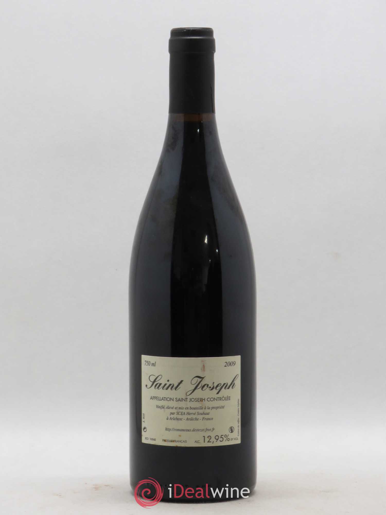 Saint-Joseph Sainte Epine Hervé Souhaut - Domaine Romaneaux-Destezet 2009 - Lot de 1 bouteille - 1