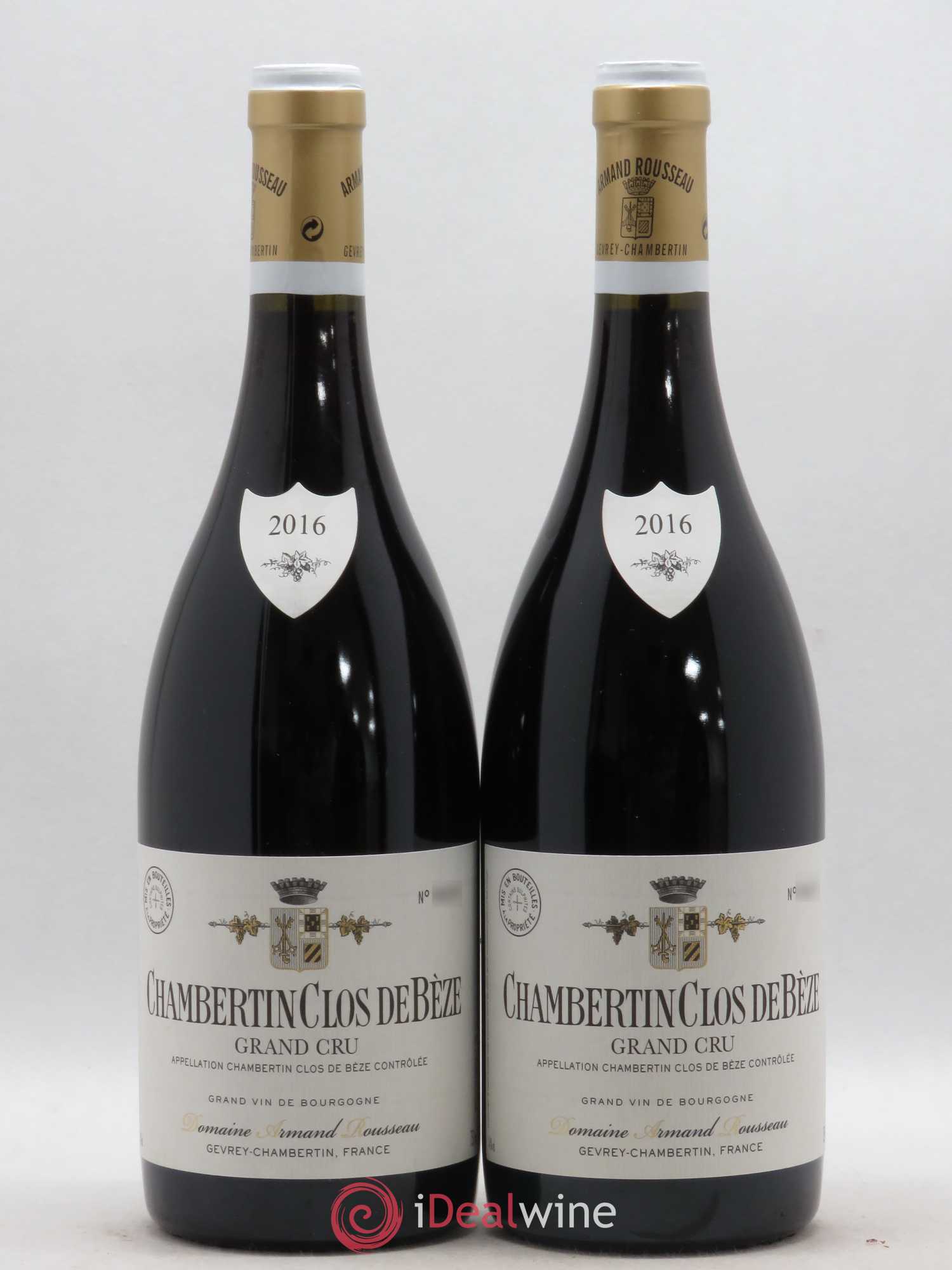 Chambertin Clos de Bèze Grand Cru Armand Rousseau (Domaine) 2016 - Lot de 2 bouteilles - 0