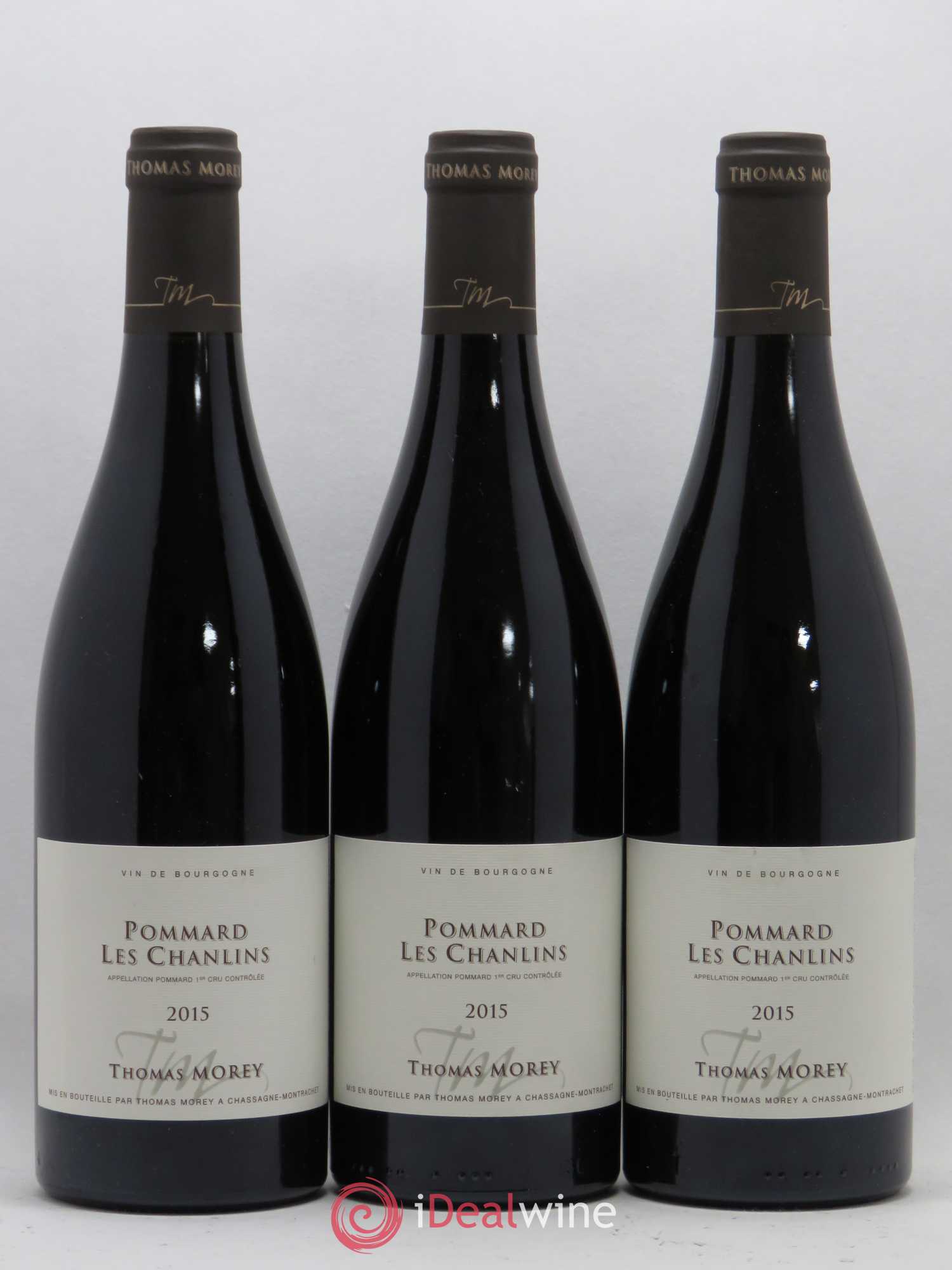 Pommard 1er Cru Les Chanlins Domaine Thomas Morey (sans prix de réserve) 2015 - Posten von 3 Flaschen - 0
