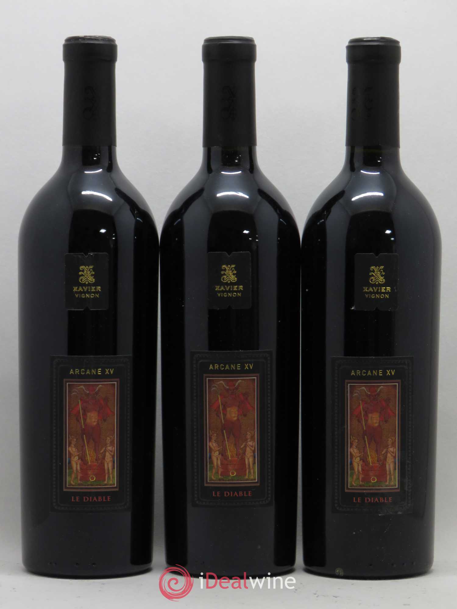 Vin de France Arcane XV Le Diable Xavier Vignon (sans prix de réserve) 2015 - Posten von 3 Flaschen - 0
