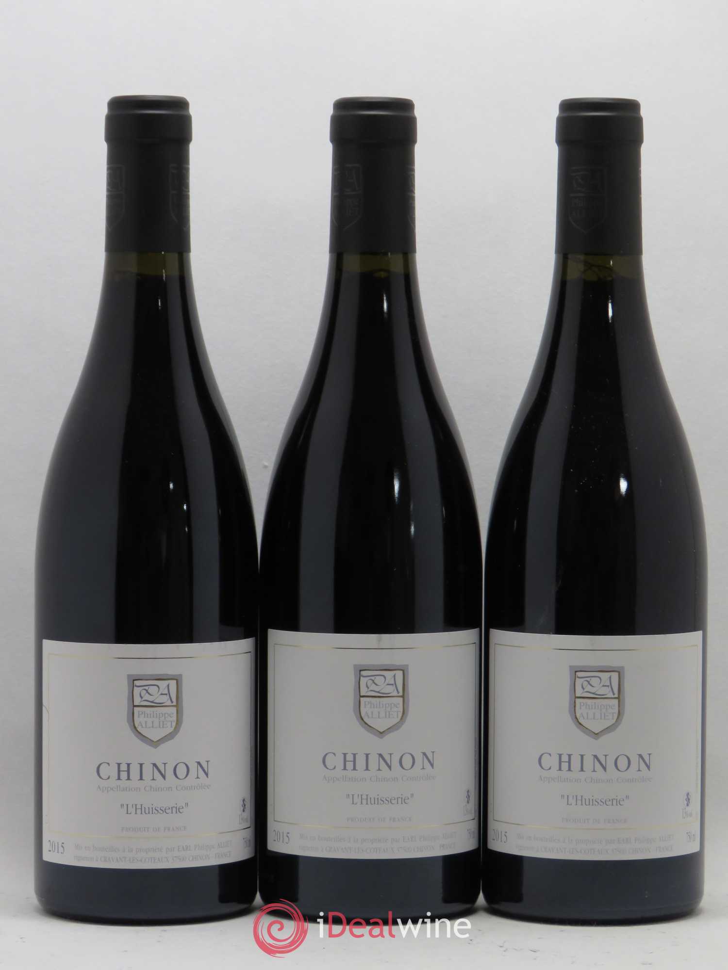Chinon L'Huisserie Philippe Alliet 2015 - Lot de 3 bouteilles - 0