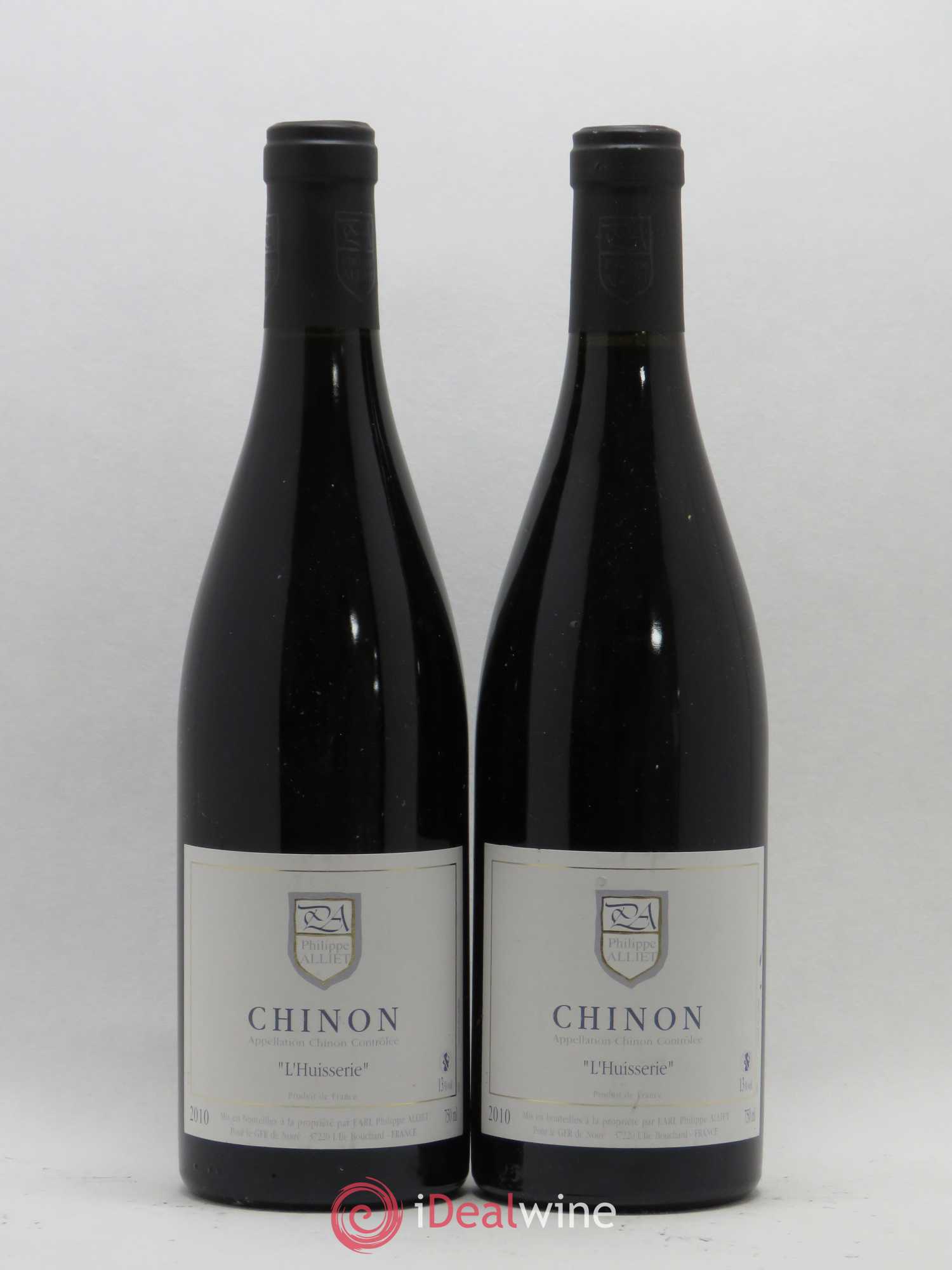Chinon L'Huisserie Philippe Alliet 2010 - Lot de 2 bouteilles - 0