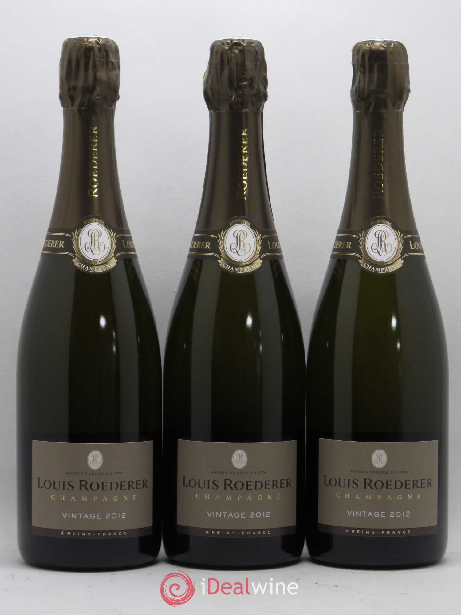 Millésimé Brut Louis Roederer 2012 - Lot de 3 bouteilles - 0