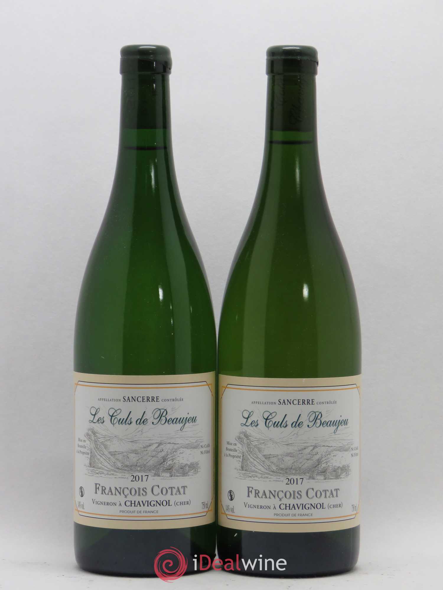 Sancerre Les Culs de Beaujeu François Cotat 2017 - Lot de 2 bouteilles - 0