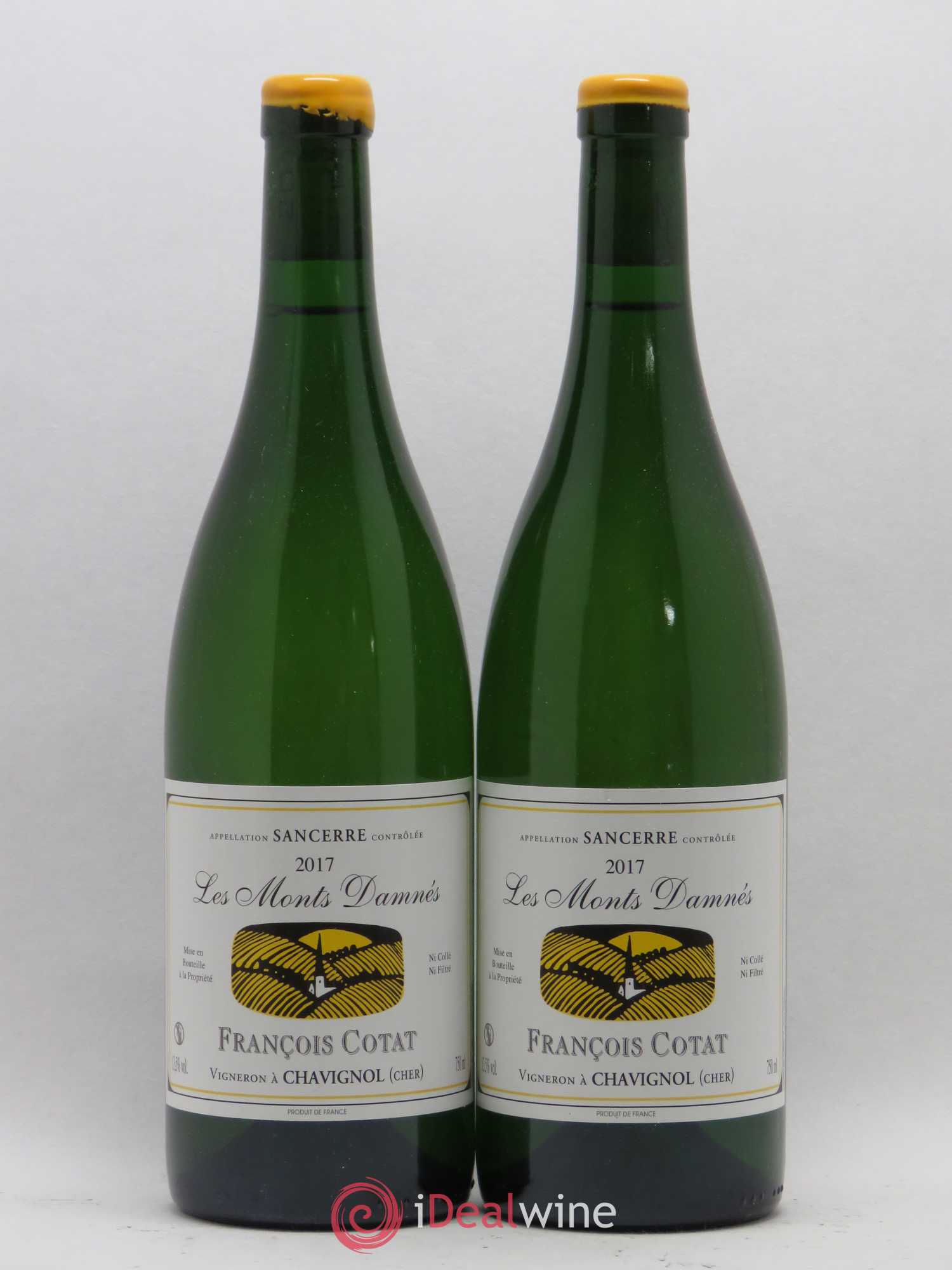 Sancerre Les Monts Damnés François Cotat 2017 - Lot de 2 bouteilles - 0
