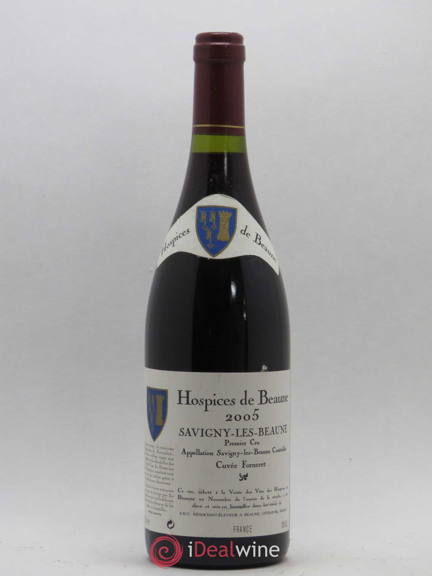 Savigny-lès-Beaune 1er Cru Hospices de Beaune Cuvée Forneret 2005 - Posten von 1 Flasche - 0