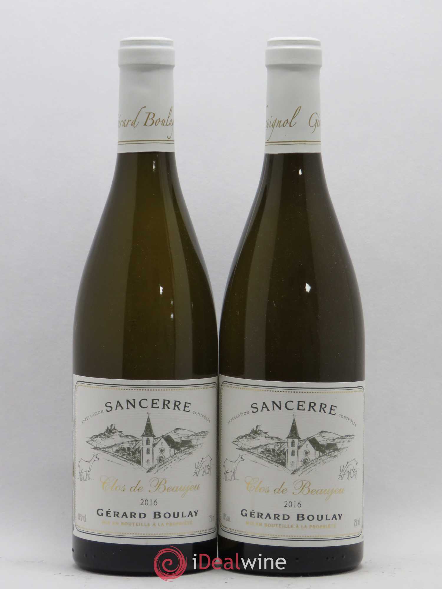 Sancerre Clos de Beaujeu Gérard Boulay 2016 - Lot de 2 bouteilles - 0