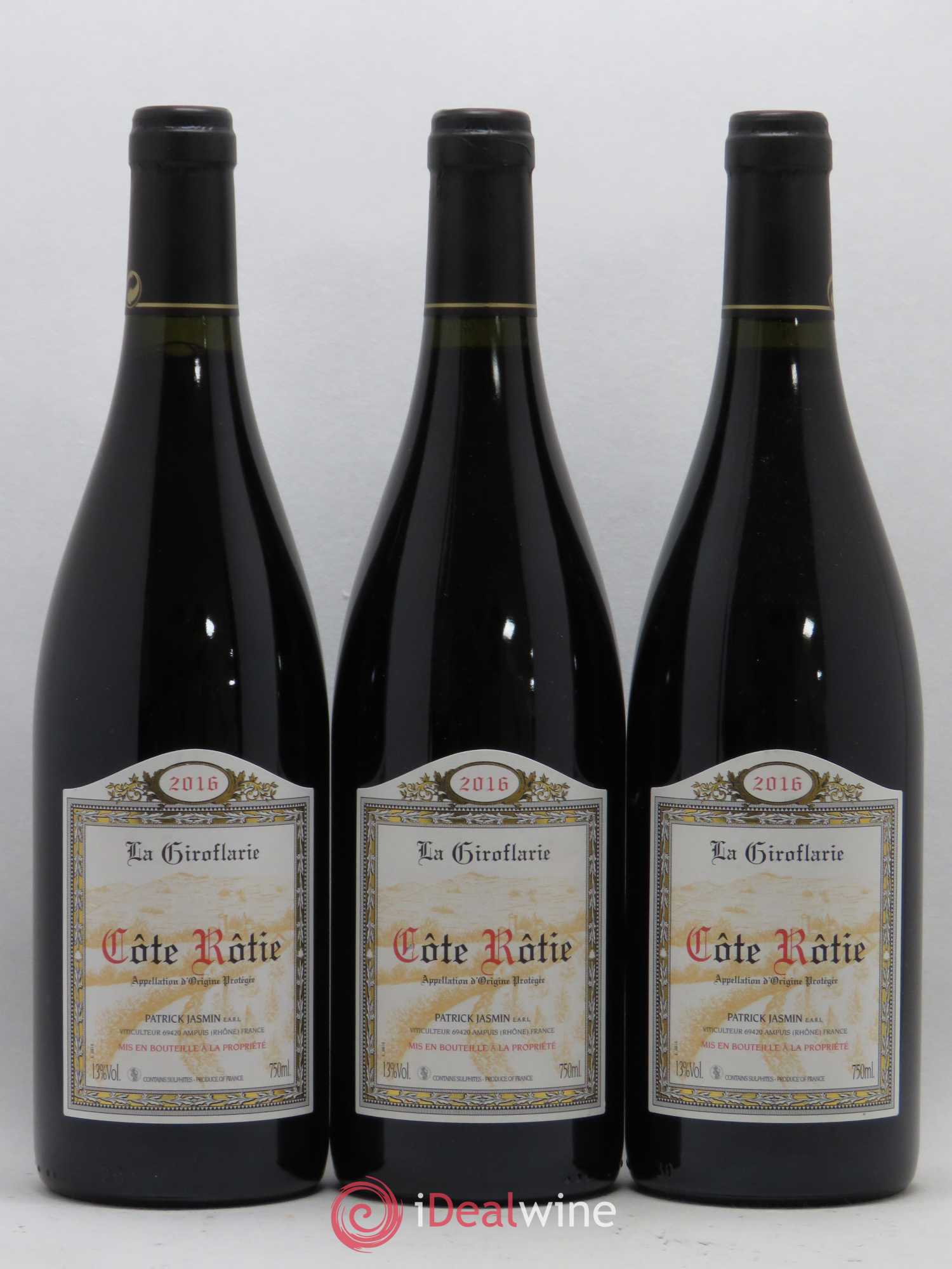 Côte-Rôtie La Giroflarie Jasmin (Domaine) 2016 - Lot de 3 bouteilles - 0