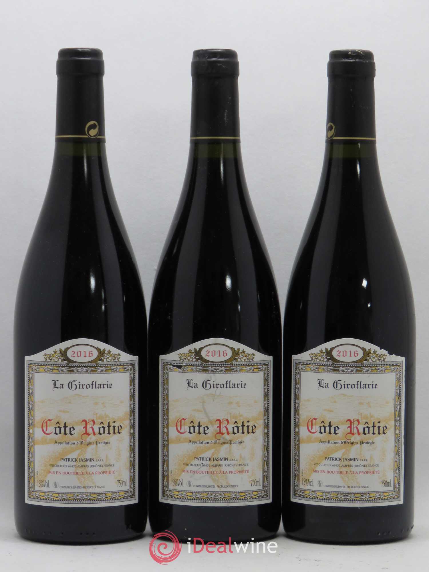 Côte-Rôtie La Giroflarie Jasmin (Domaine) 2016 - Lot de 3 bouteilles - 0