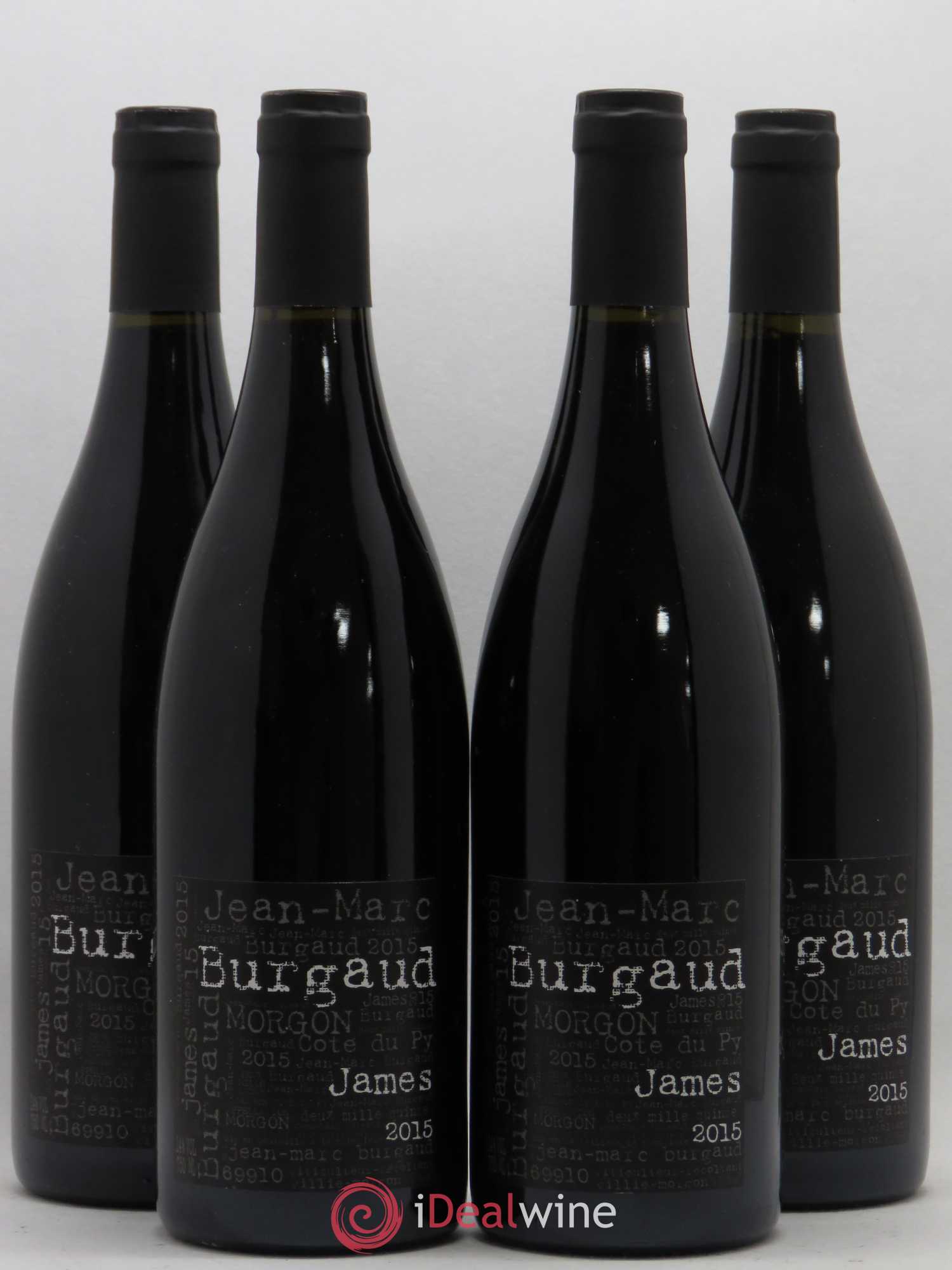 Morgon Côte du Py James Jean-Marc Burgaud (Domaine) 2015 - Lot de 4 bouteilles - 0
