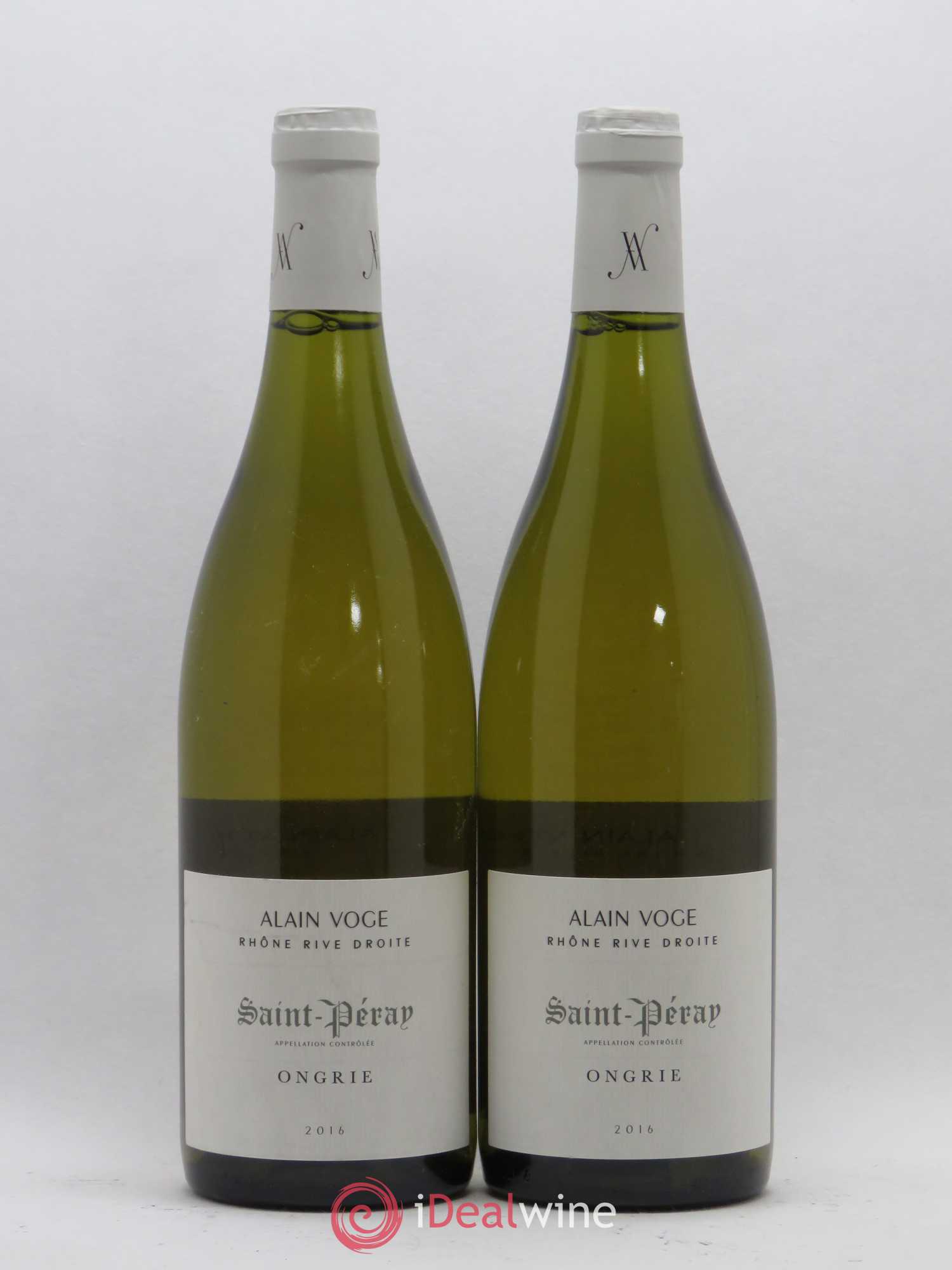 Saint-Péray Ongrie Alain Voge (Domaine) (sans prix de réserve) 2016 - Lot de 2 bouteilles - 0