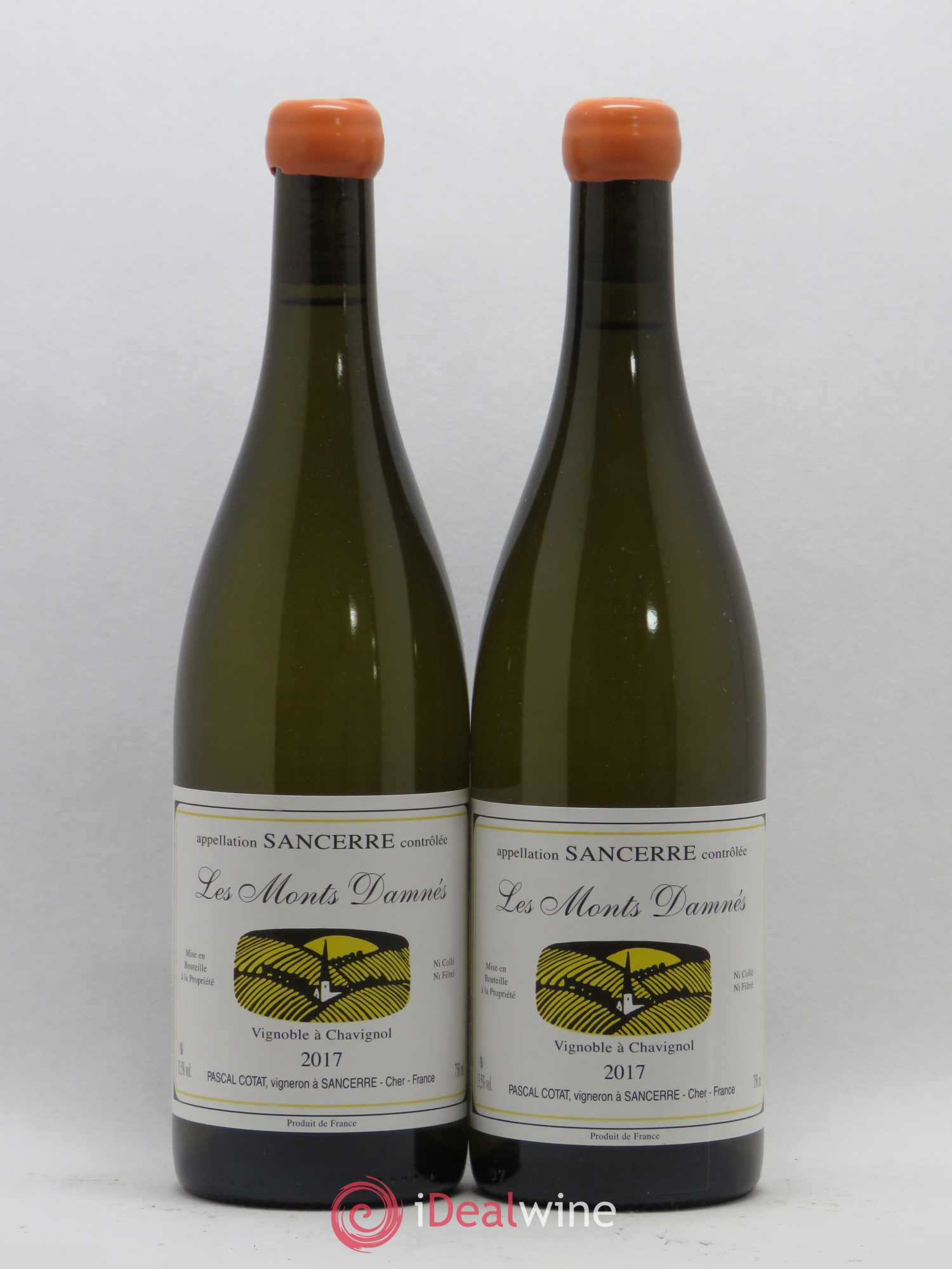 Sancerre Les Monts Damnés Pascal Cotat 2017 - Lot de 2 bouteilles - 0
