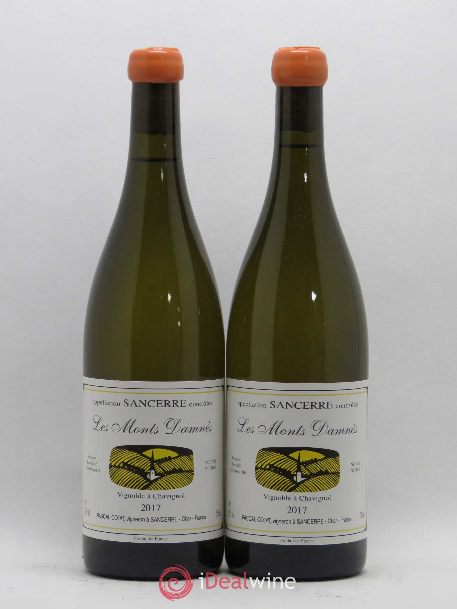 Sancerre Les Monts Damnés Pascal Cotat 2017 - Lot de 2 bouteilles - 0