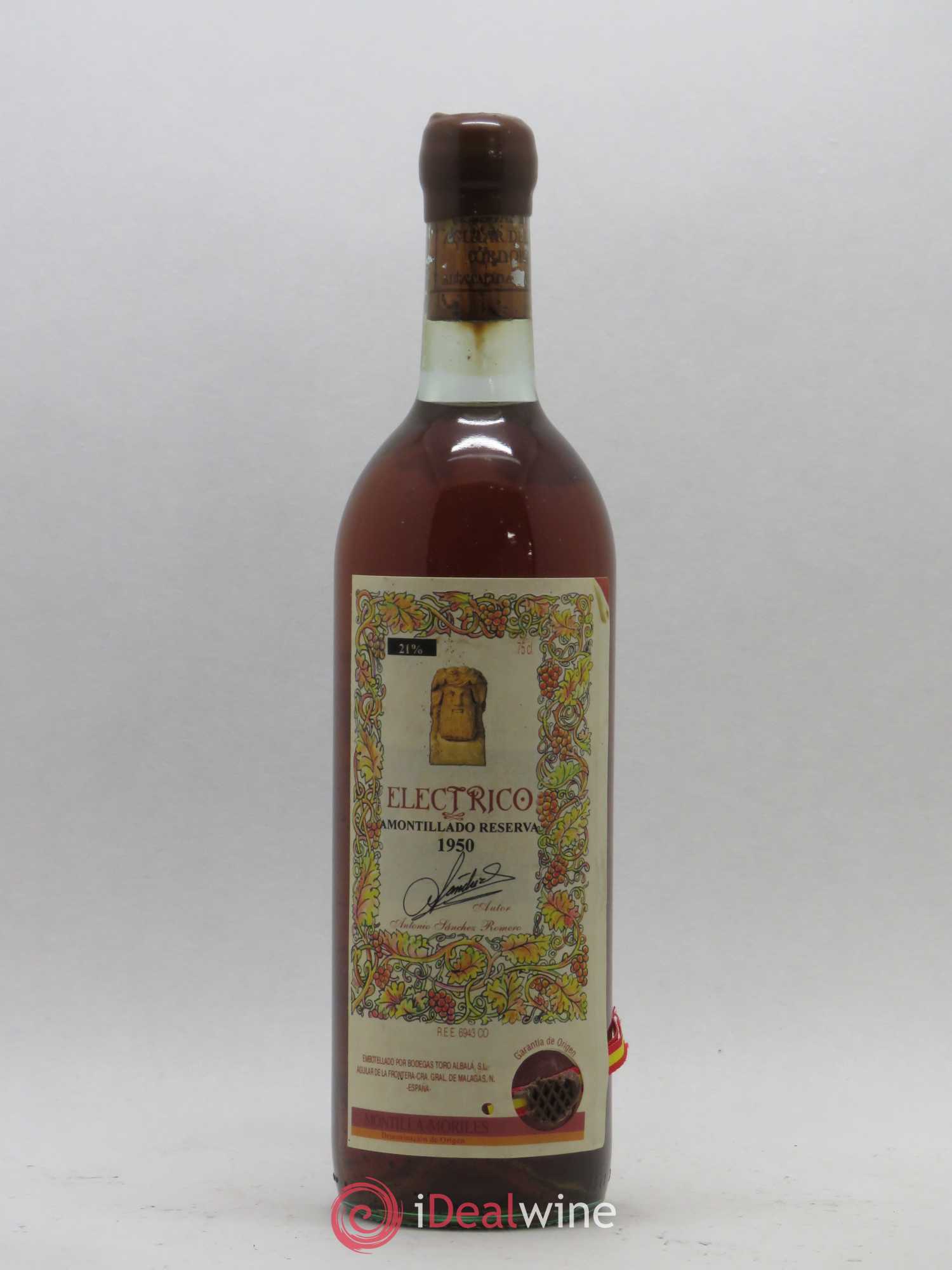 Espagne PX Amontillado Reserva Electrico Montilla-Moriles (sans prix de réserve) 1950 - Posten von 1 Flasche - 0