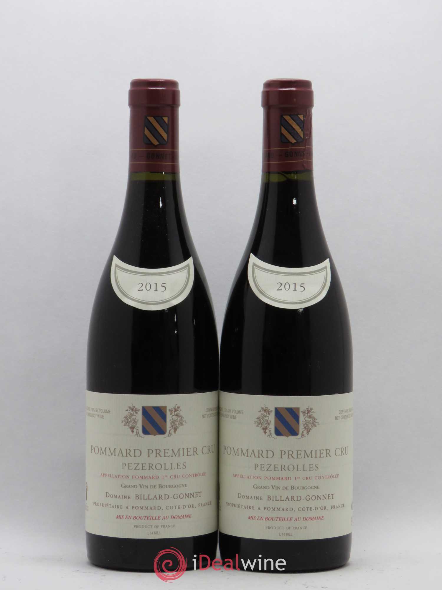 Pommard 1er Cru Pezerolles Domaine Billard Gonnet (sans prix de réserve) 2015 - Posten von 2 Flaschen - 0