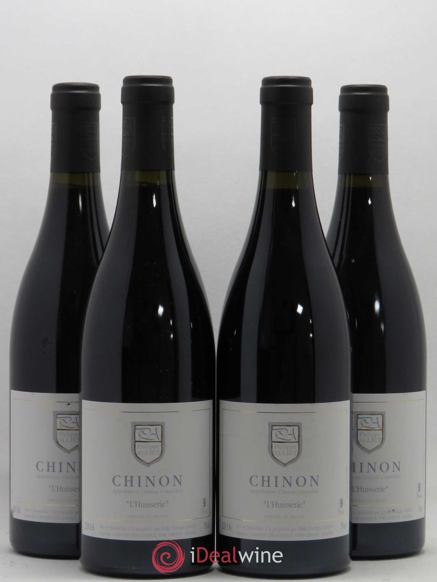Chinon L'Huisserie Philippe Alliet (sans prix de réserve) 2016 - Lot de 4 bouteilles - 0