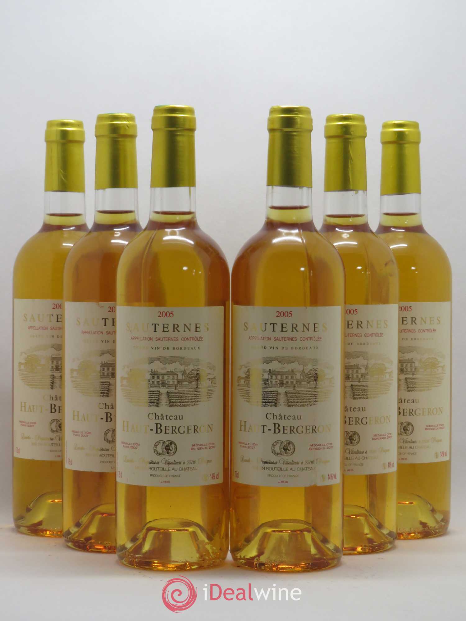 Château Haut-Bergeron (senza prezzo di riserva) 2005 - Lotto di 6 bottiglie - 0