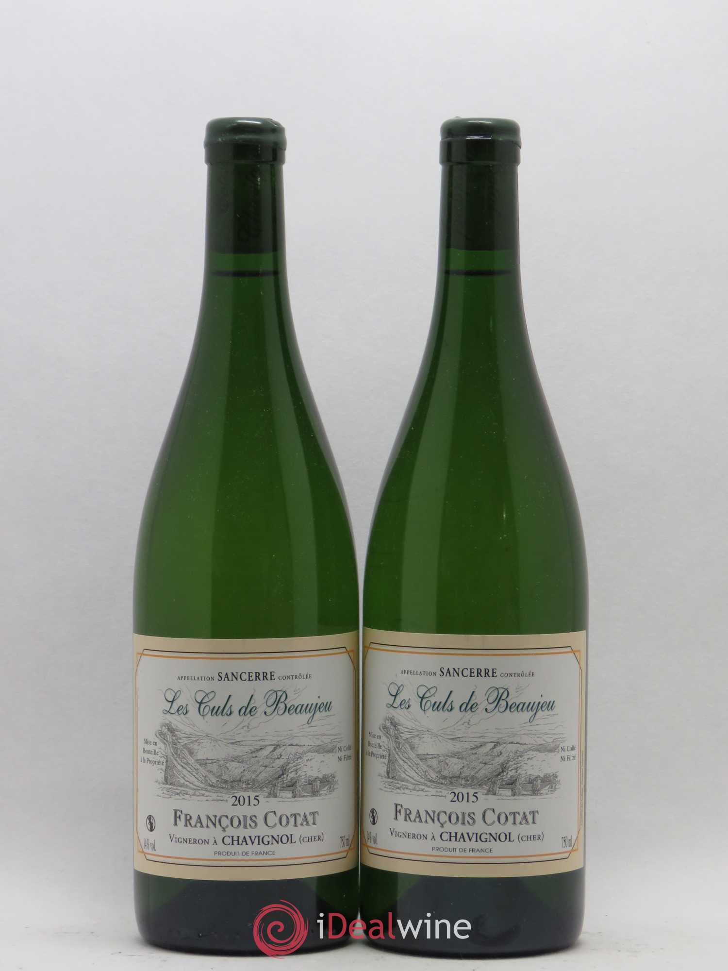 Sancerre Les Culs de Beaujeu François Cotat 2015 - Lot de 2 bouteilles - 0