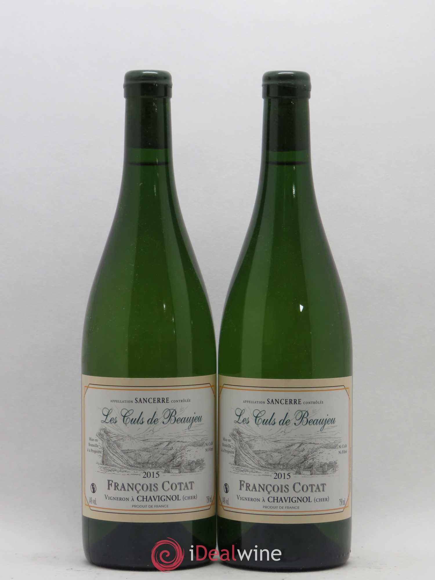 Sancerre Les Culs de Beaujeu François Cotat 2015 - Lot de 2 bouteilles - 0